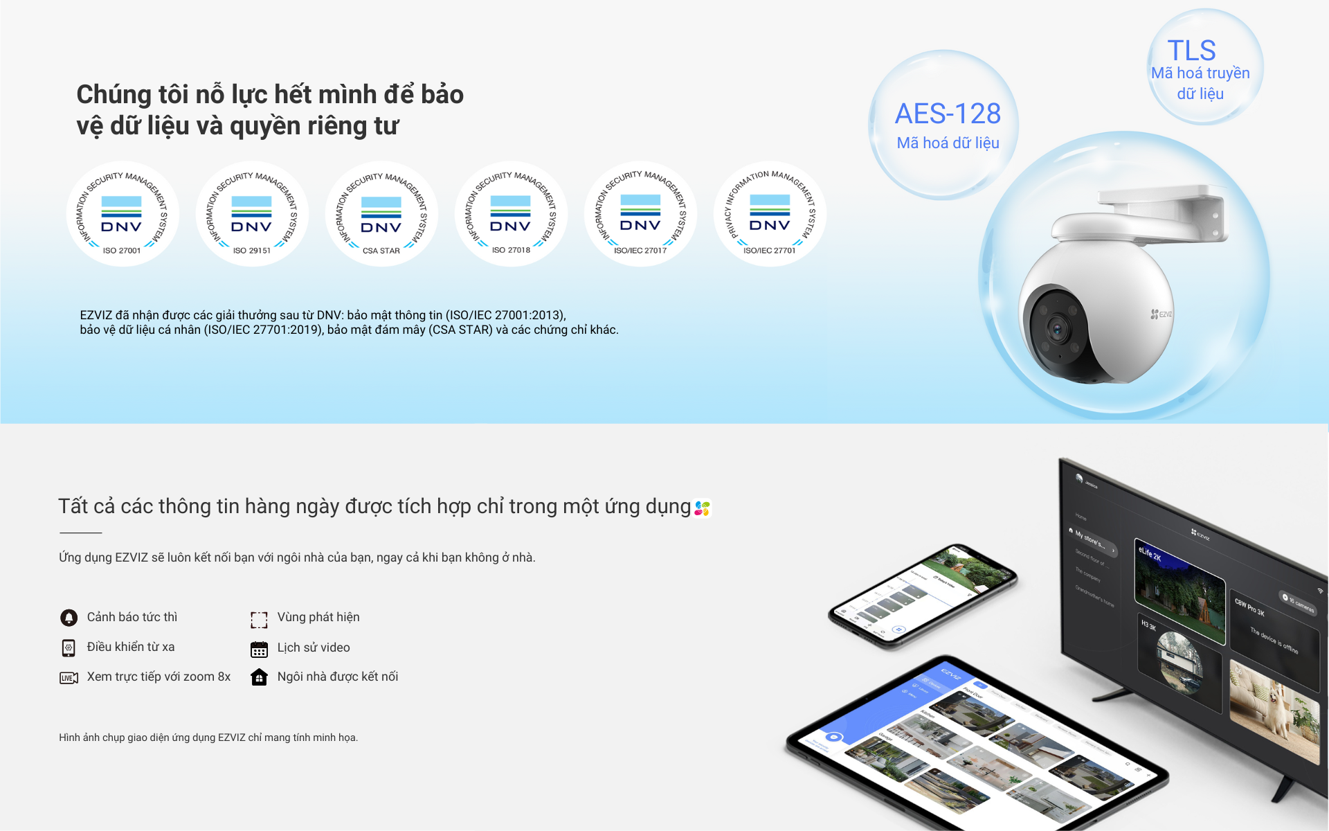 Mô tả Camera Wi-fi EZVIZ H8 PRO 2K &3K, Quay Quét 360, Ghi Hình Màu Ban Đêm, Đàm Thoại 2 Chiều - 8