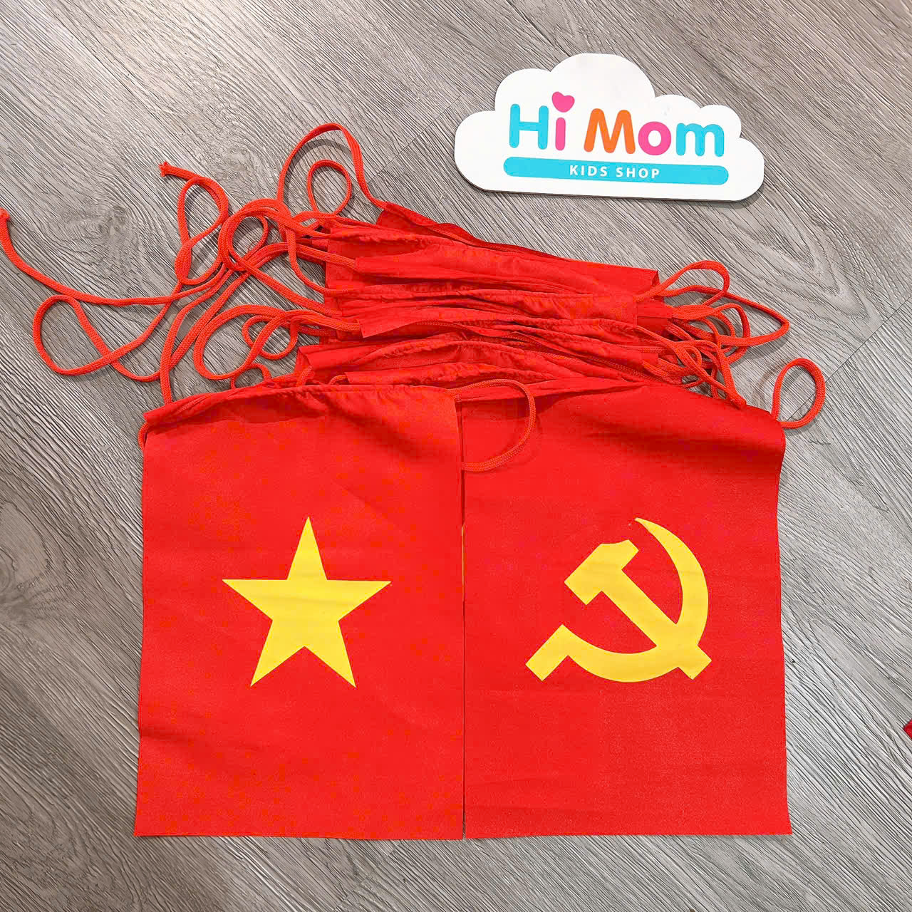 Dây Cờ Treo In 1 Và 2 Mặt 10m Gồm 20 Lá Cờ Sao Tổ Quốc, Cờ Đảng, Cờ ...