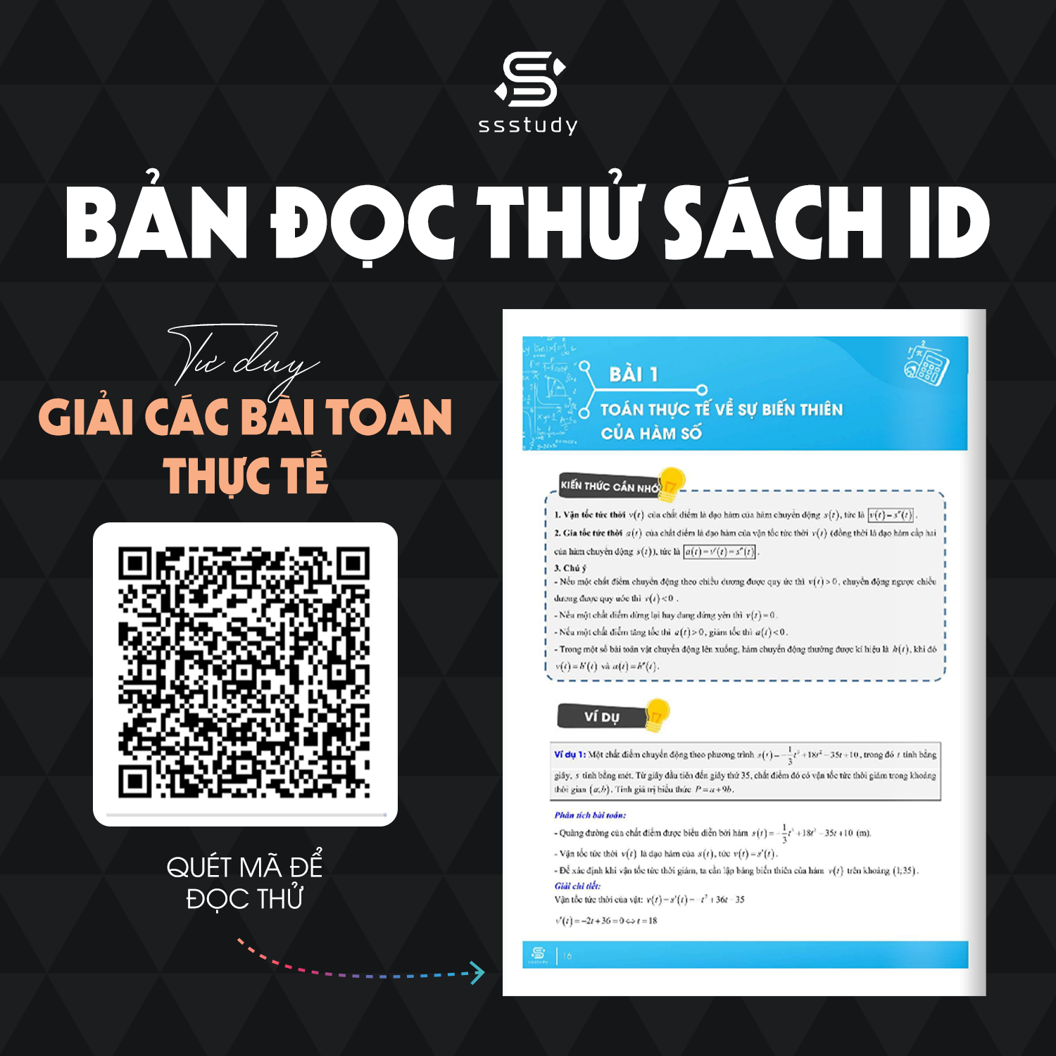 Mô tả Sách Tư Duy Giải Các Bài Toán Thực Tế SSSTUDY - thầy Nguyễn Tiến Đạt và thầy Trần Phương - 6