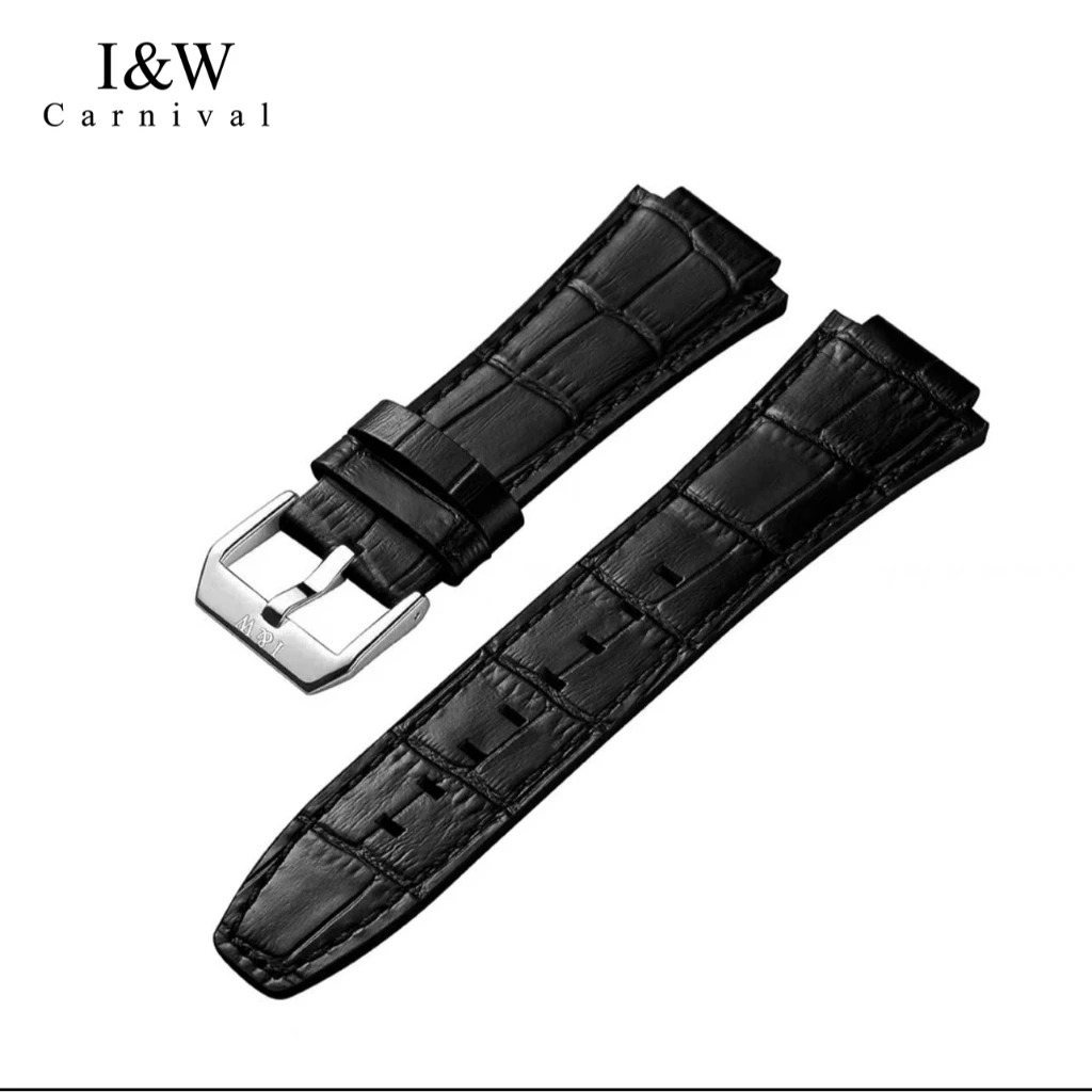 Mô tả Dây Da Chính Hãng I&W Carnival Đồng Hồ Nam - Khóa cài - 1