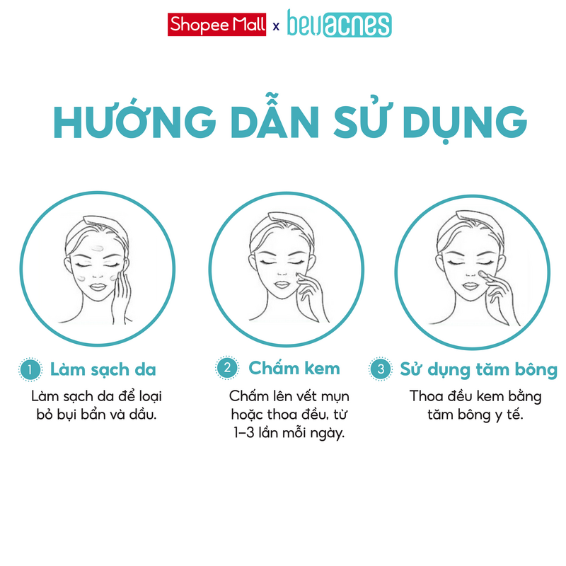 Mô tả Kem giảm mụn nhanh 24h BEUACNES PLUS mụn trứng cá, chiết xuất rau má, hỗ trợ mờ thâm mụn 15g - 1