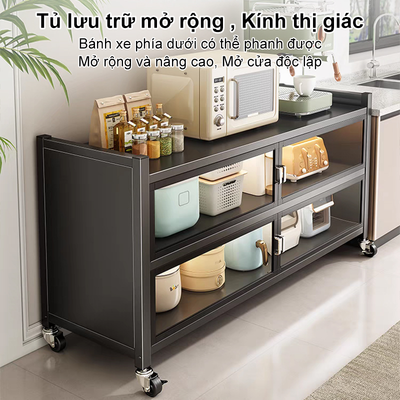 RACK Kệ để đồ 3/4/5 Tầng Kệ tủ đa năngthép cacbon Kệ Nhà Bếp Đa Năng ...