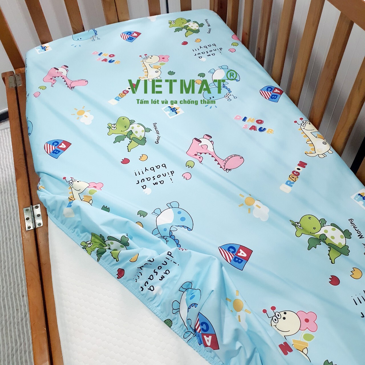 Mô tả Ga chống thấm cho cũi TILO không nóng bí, không sột soạt, lau khô dùng tiếp, giặt máy và máy sấy - 1