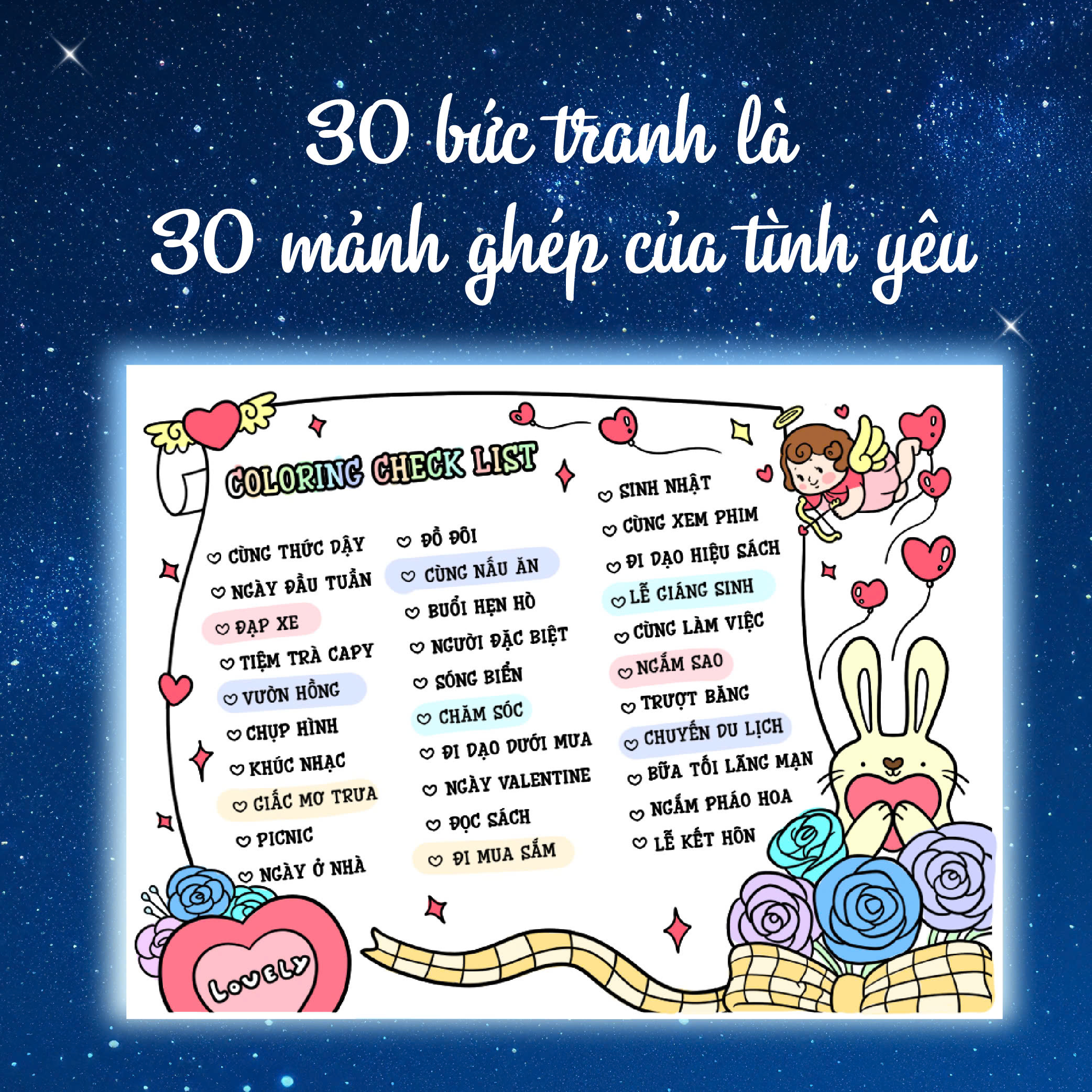 Mô tả Sách tô màu Cùng cậu ngắm sao trời (Tặng sticker) - 2