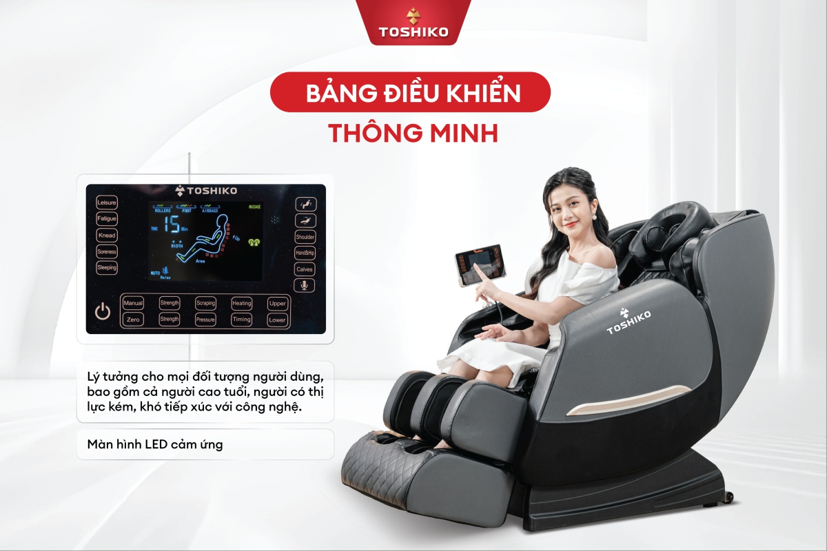Điều khiển Ghế massage Toshiko T9