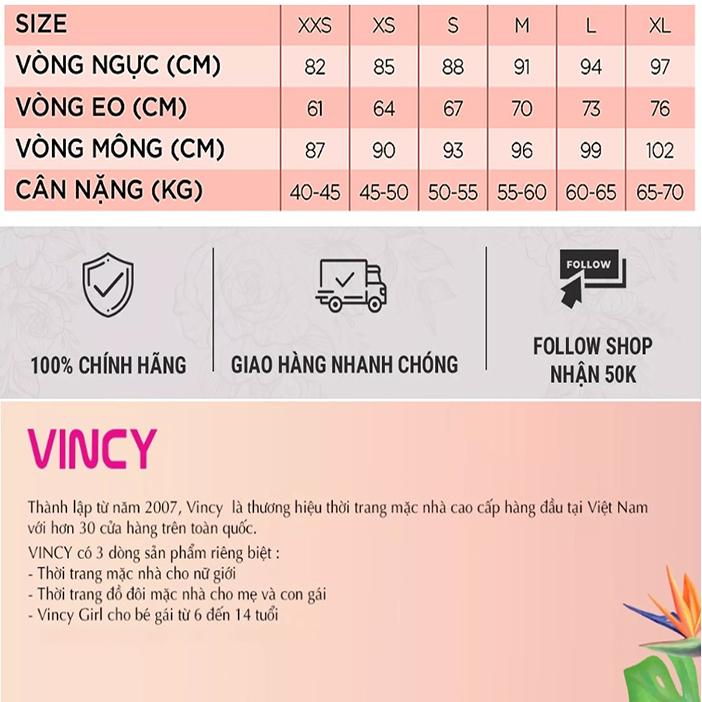 Mô tả Bộ Đồ Kate Dài Nữ Vincy BKD135W01 - 2