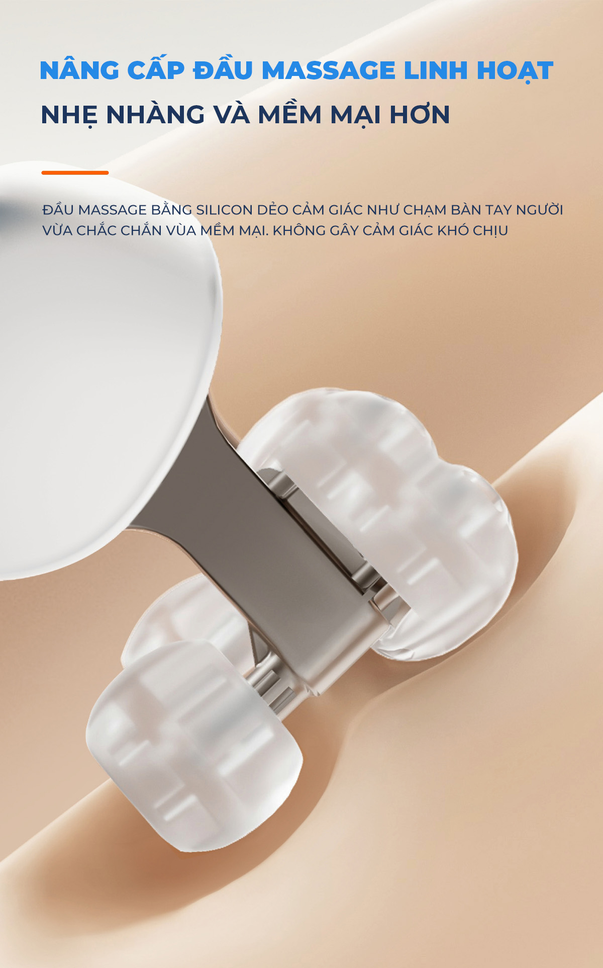 Mô tả Combo Máy Massage Cổ Vai Gáy BUMAS M3 Pro Và Máy Mát Xa Chân BUMAS M5 Chườm Ấm Kết Hợp Massage - 9