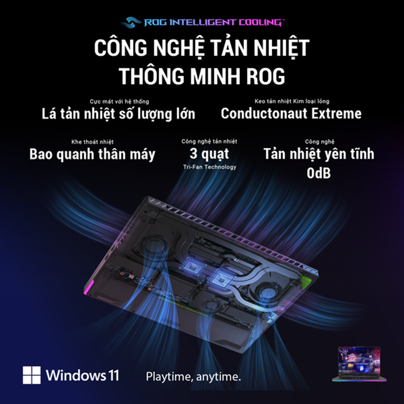 Mô tả Laptop ASUS ROG Strix G16 G614JU-N3206W i7-13650HX | RTX™ 4050 6GB | 16GB | 1TB | 16' | Win 11 - 2