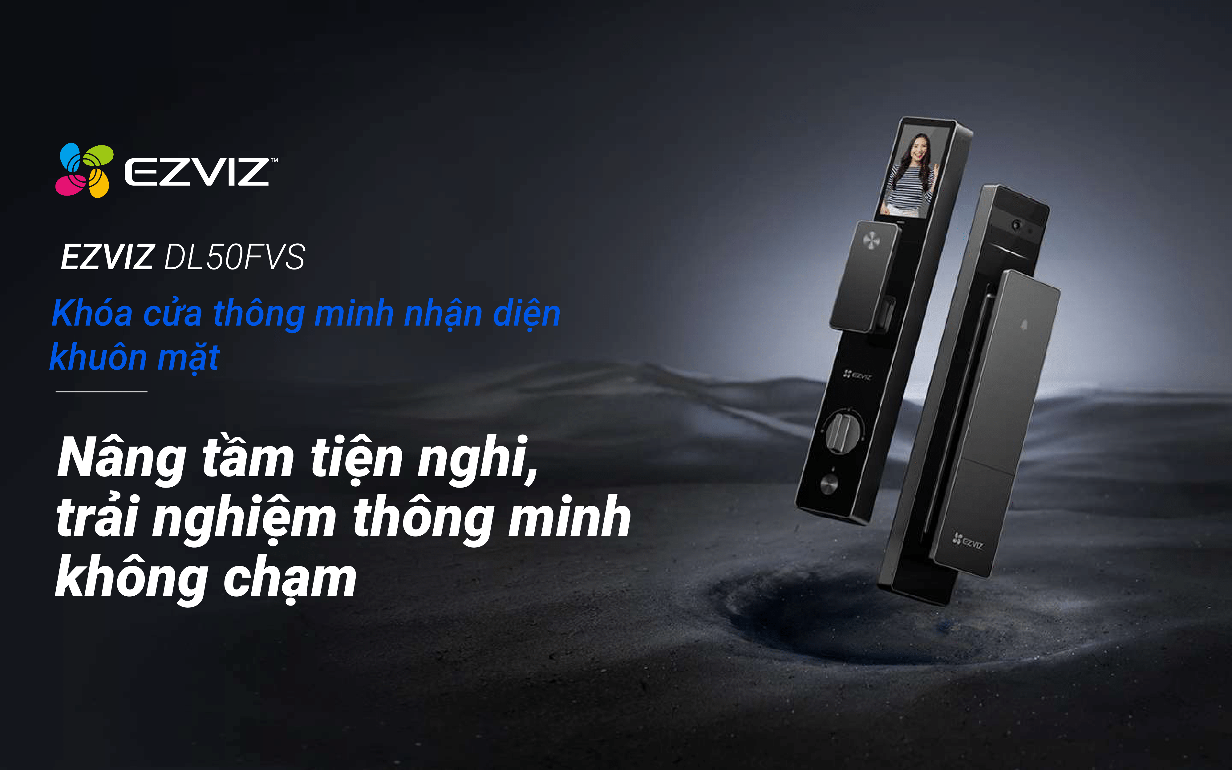 Mô tả Khóa cửa thông minh nhận diện khuôn mặt EZVIZ DL50FVS - 1