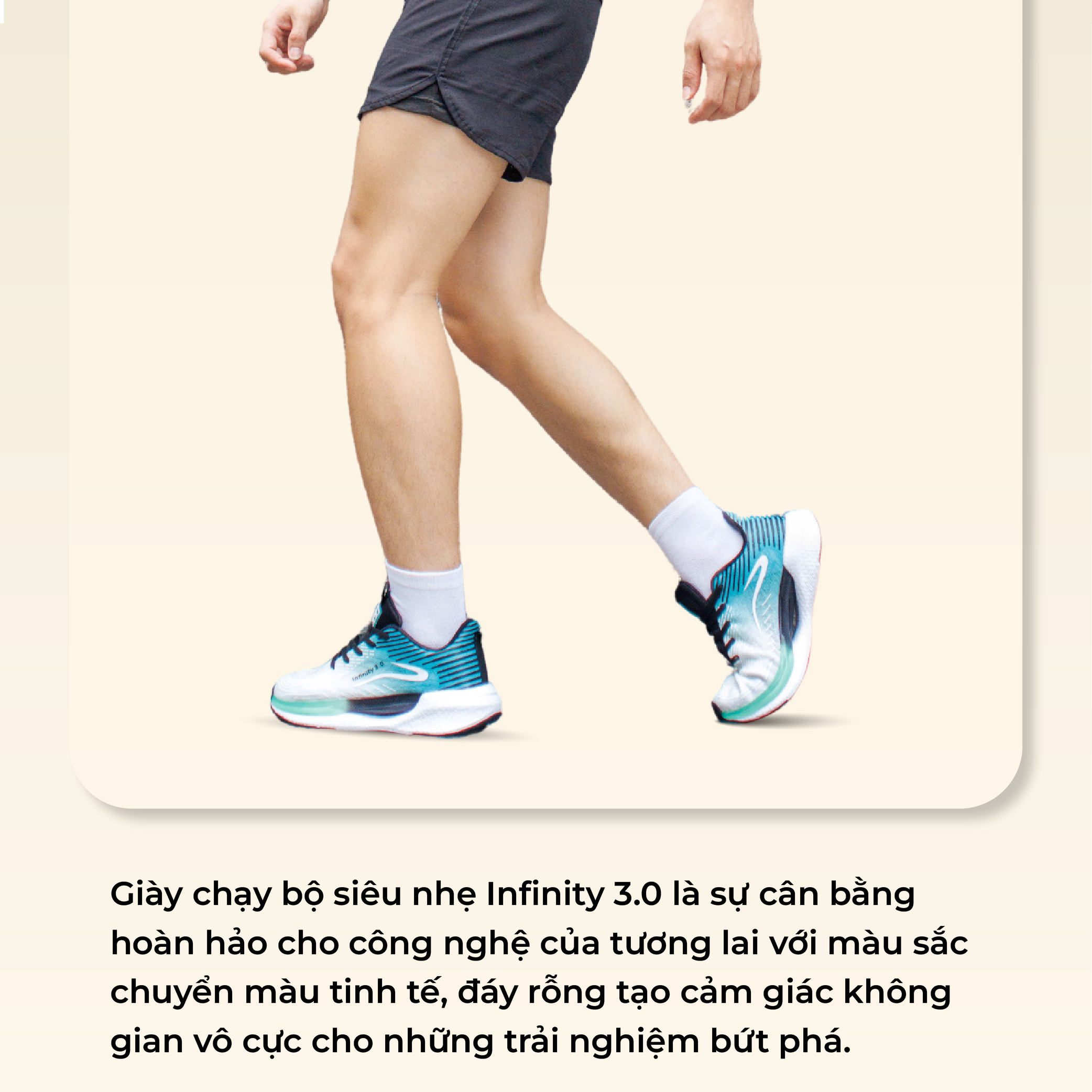 Mô tả Giày Thể Thao Nam BLUEWIND Infinity 3.0 Siêu Nhẹ Êm Chân, Thoáng Khí Phù Hợp Chạy Bộ, Tập Gym 68299 - 3