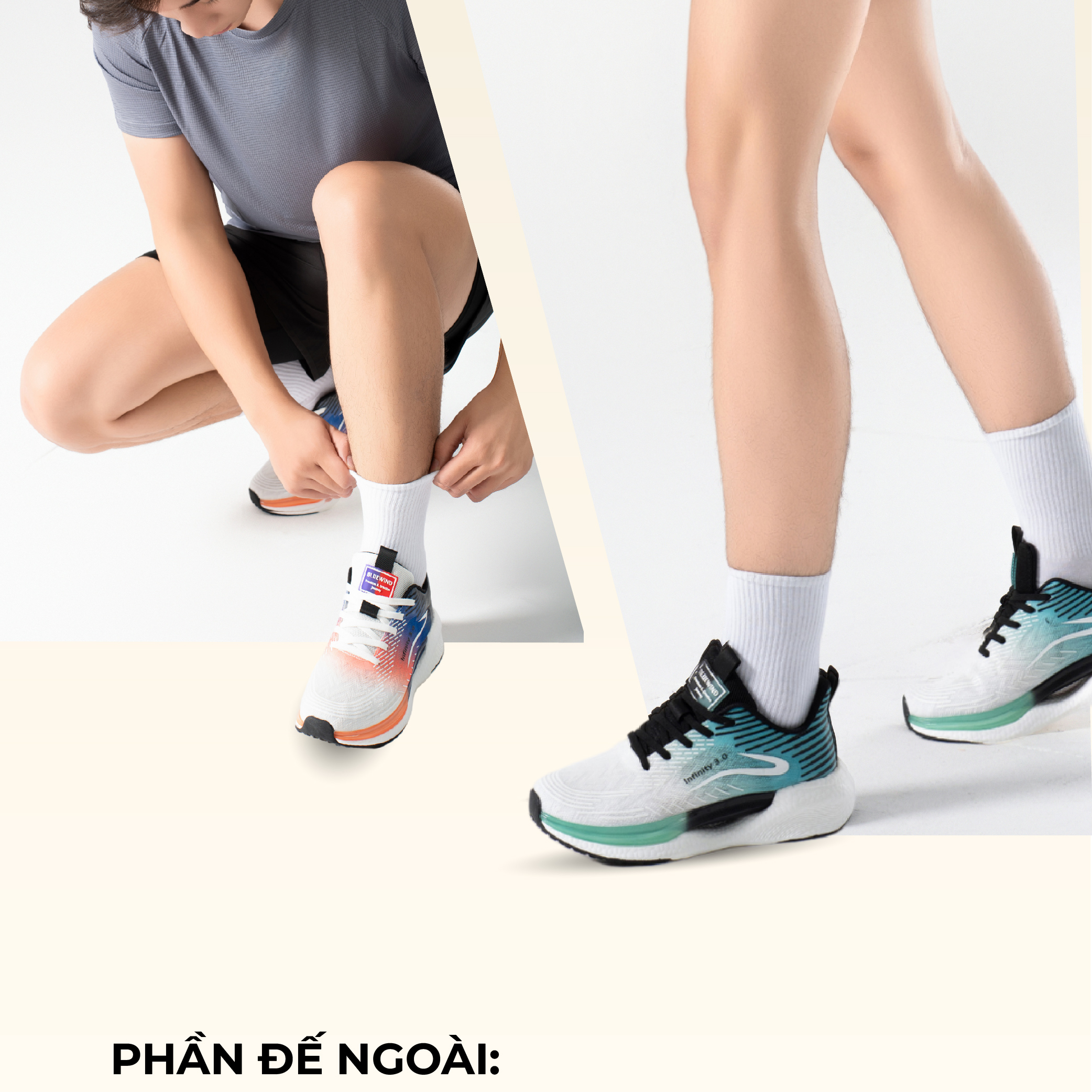 Mô tả Giày Thể Thao Nam BLUEWIND Infinity 3.0 Siêu Nhẹ Êm Chân, Thoáng Khí Phù Hợp Chạy Bộ, Tập Gym 68299 - 10