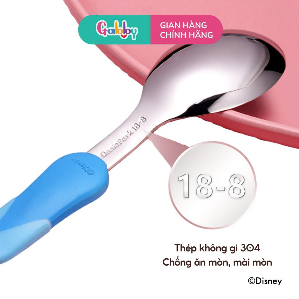 Mô tả Muỗng/ Thìa Inox Ăn OASIS PARK Cán Nhựa 3D Hình Nhân Vật Disney - 4