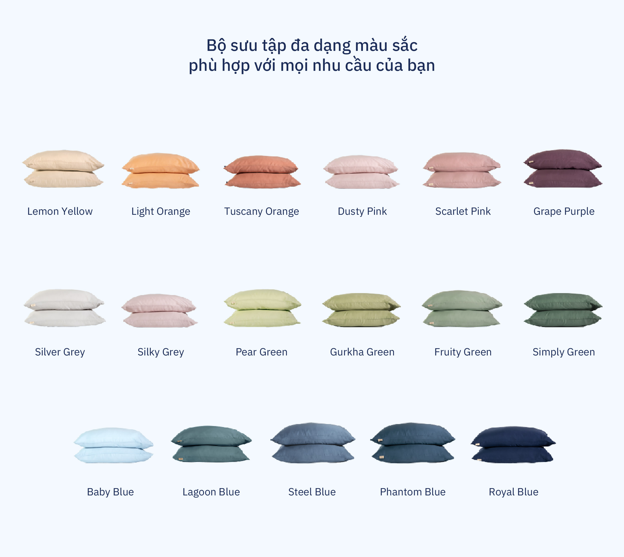 Mô tả Bộ Vỏ Gối Tencel Ru9 - 2