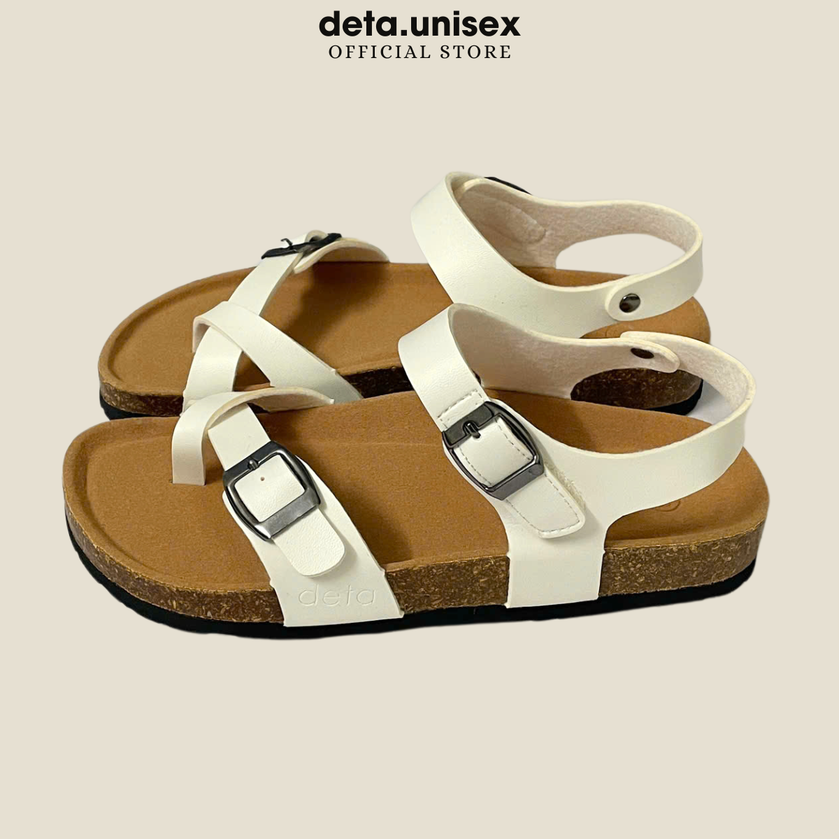 Mô tả Dép Birken đế trấu sandal xỏ ngón nam nữ Detaunisex cực bền êm chân - SATA22 - 3
