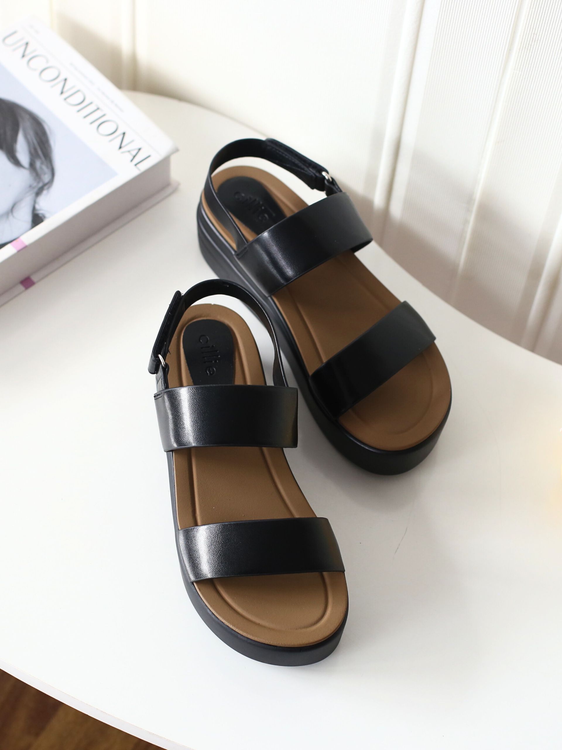 Mô tả Dép Sandal Bánh Mì Nữ Cillie Đế Cao 5cm Có Lớp Đệm Chân Mềm Mại Không Gây Đau Chân SD34 - 3
