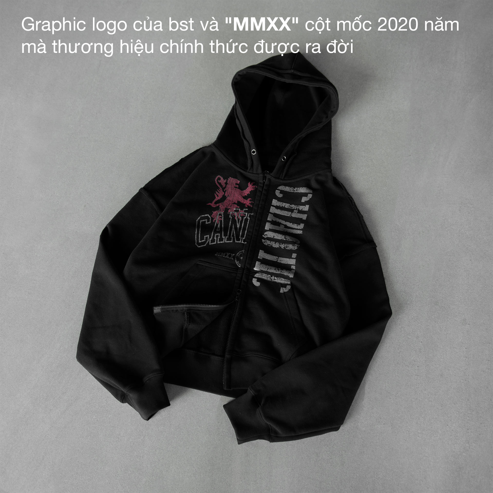 Mô tả Áo Hoodiezip Candles Chaotic Brotherhood Oversized Fit Unisex - 3