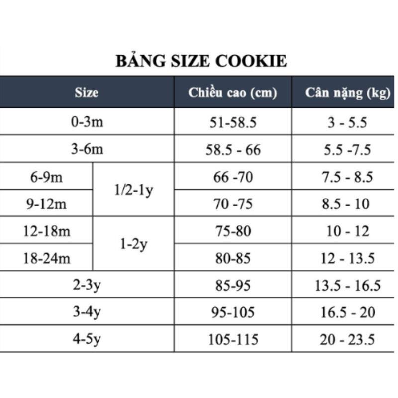 Mô tả Bodysuit Cho Bé Sơ Sinh COOKIE, Wavy Romper Cài Giữa Cho Bé Từ 0 Đến 12 Tháng 2025 - 1