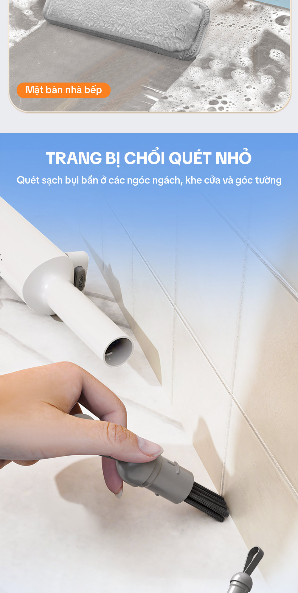 Lau kính sạch sẽ
