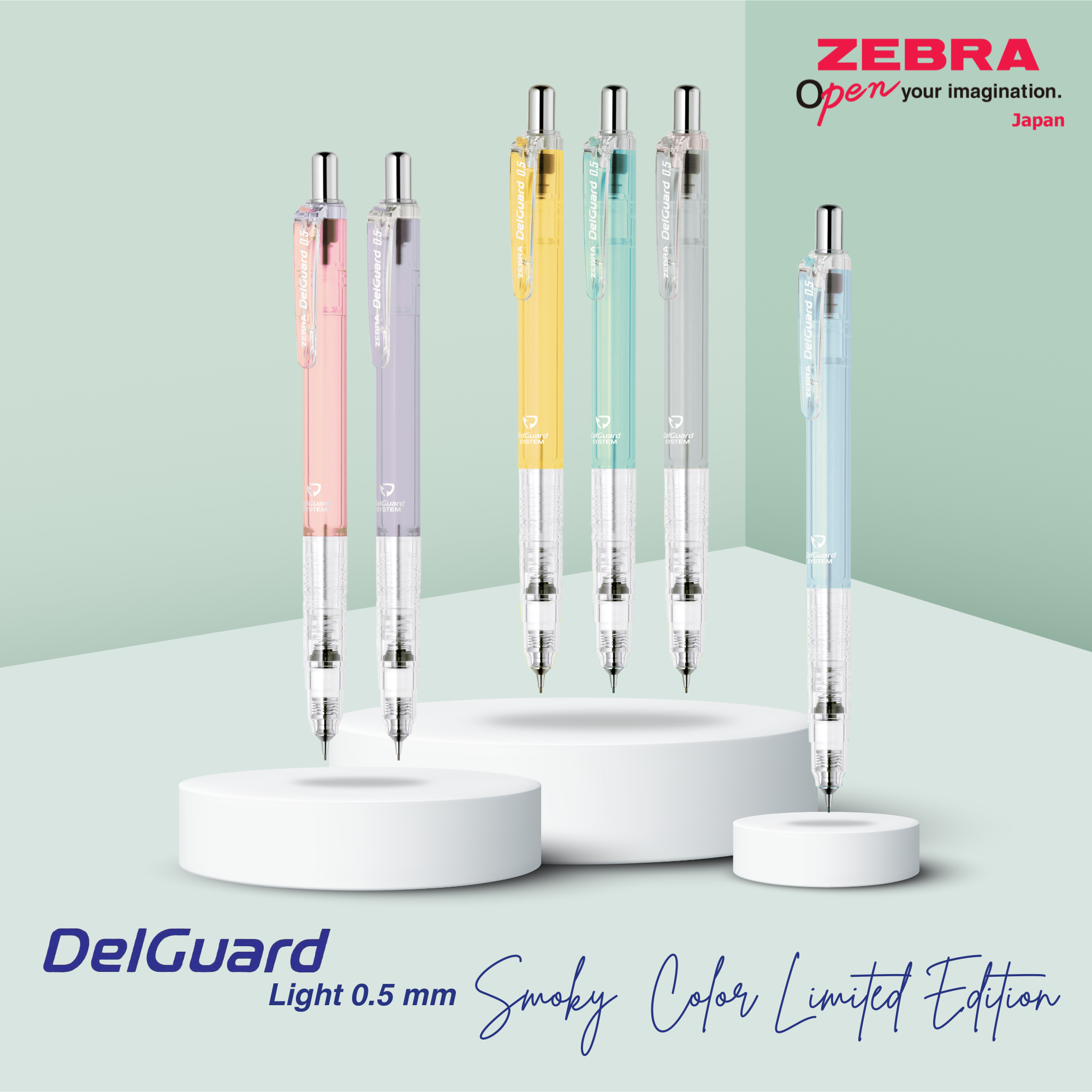 Mô tả Bút Chì bấm không gãy Zebra Delguard Light Smoky Color 0.5mm [Chính hãng] - Phiên bản giới hạn - 2