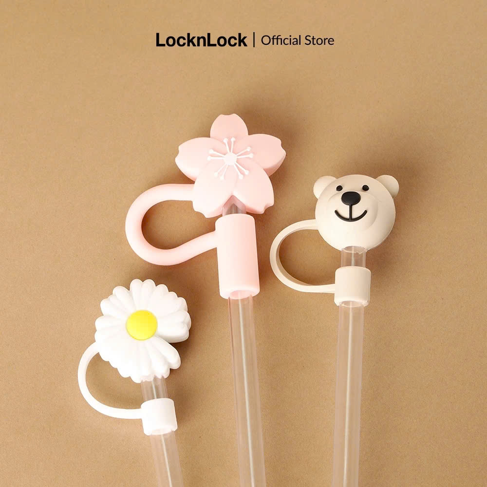 Nắp đậy ống hút LocknLock Straw Tip Cover TLL091PIK, TLL092WHT ...