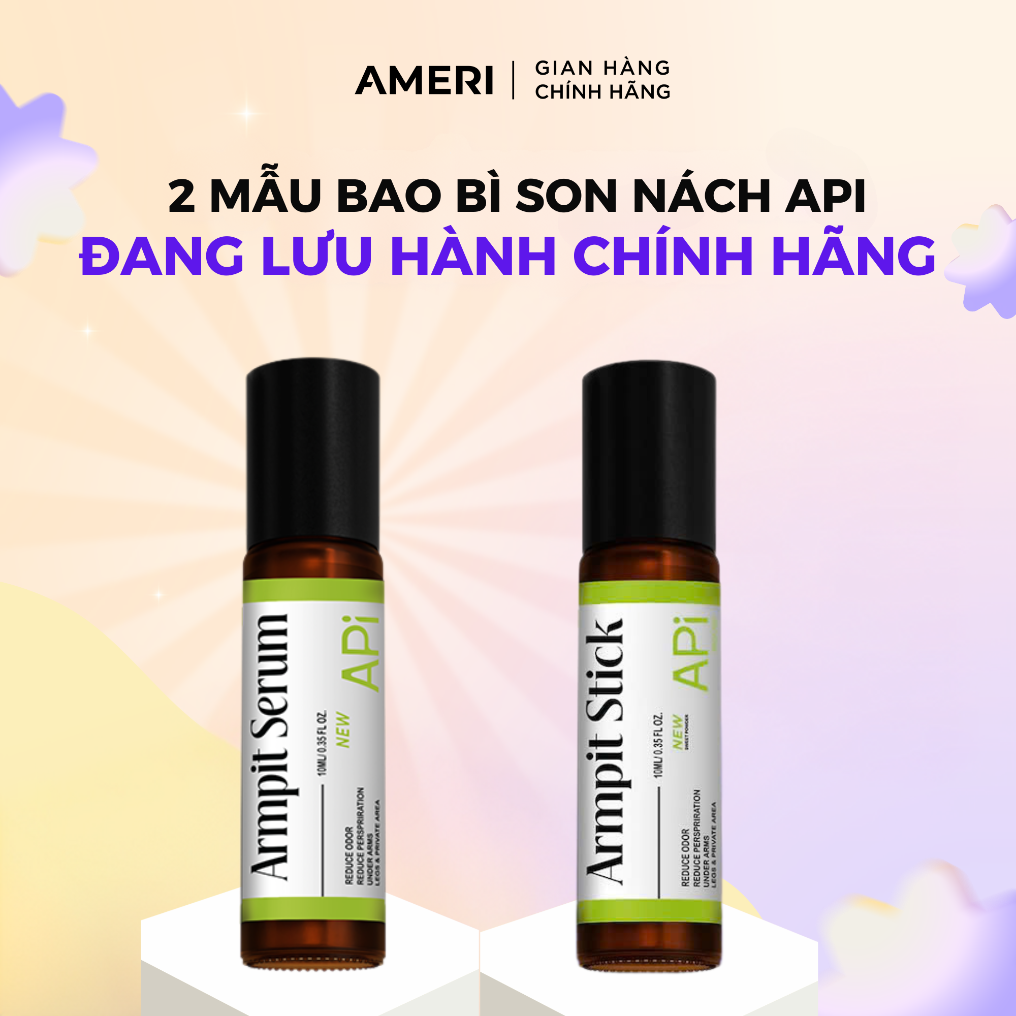 Mô tả Lăn khử mùi APi khử mùi giảm thâm nách, Lăn nách APi ngăn tiết mồ hôi, Xịt thơm vùng kín kháng khuẩn API BODY ODOR - 1