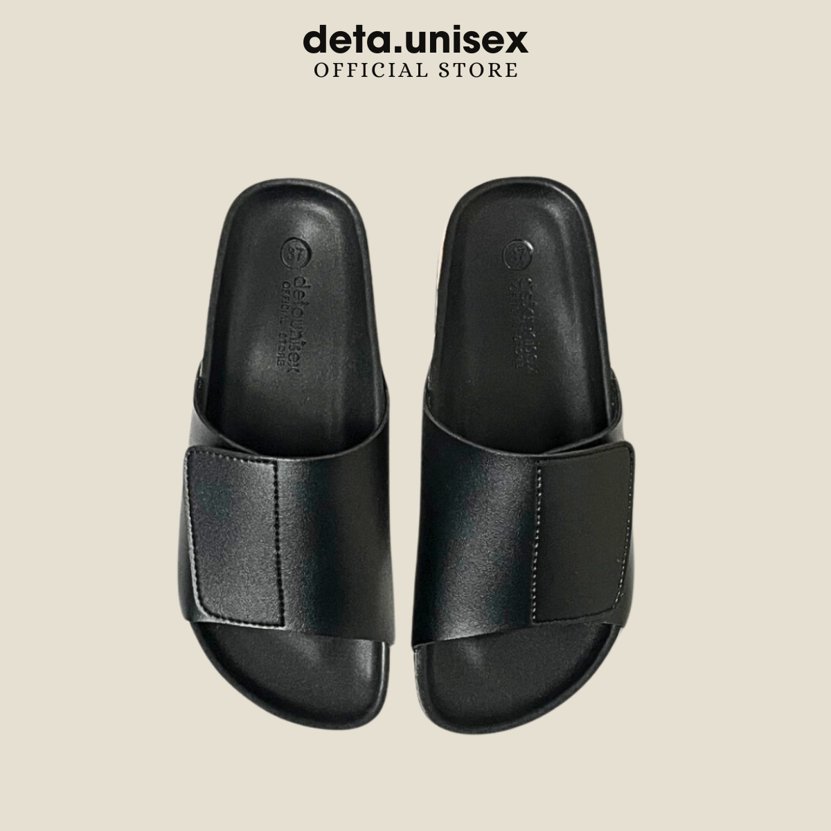 Mô tả Dép đế trấu bảng ngang xé dán Detaunisex thấm hút mồ hôi chân - DETA17 - 2