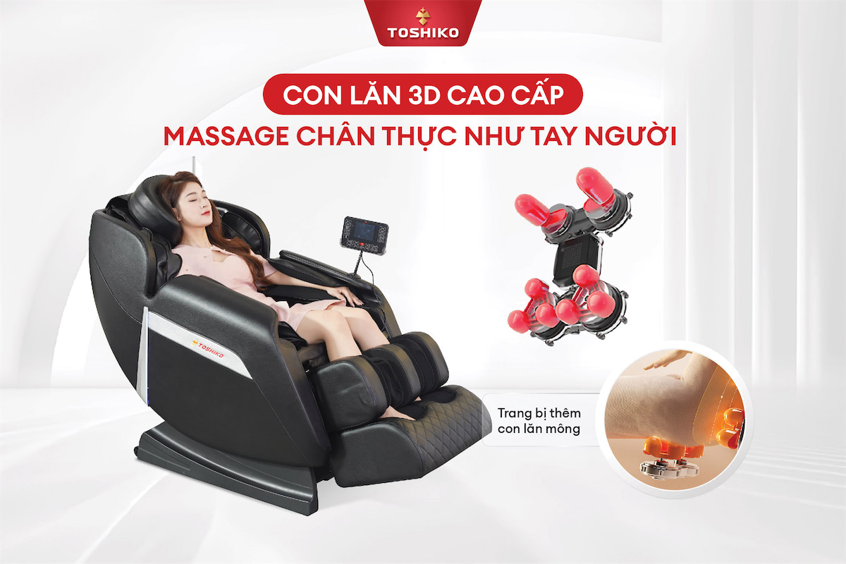 Mô tả Ghế massage trị liệu toàn thân TOSHIKO T21 Pro cao cấp Bảo Hành 10 năm công nghệ nhiệt hồng ngoại cao cấp - 2