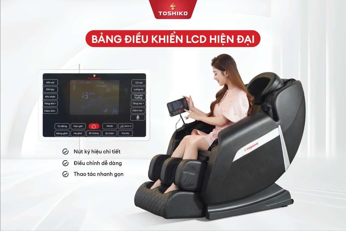Mô tả Ghế massage trị liệu toàn thân TOSHIKO T21 Pro cao cấp Bảo Hành 10 năm công nghệ nhiệt hồng ngoại cao cấp - 5