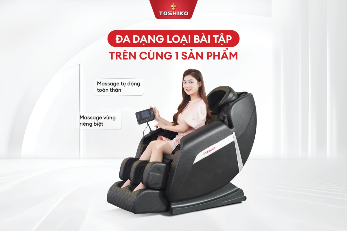 Mô tả Ghế massage trị liệu toàn thân TOSHIKO T21 Pro cao cấp Bảo Hành 10 năm công nghệ nhiệt hồng ngoại cao cấp - 7
