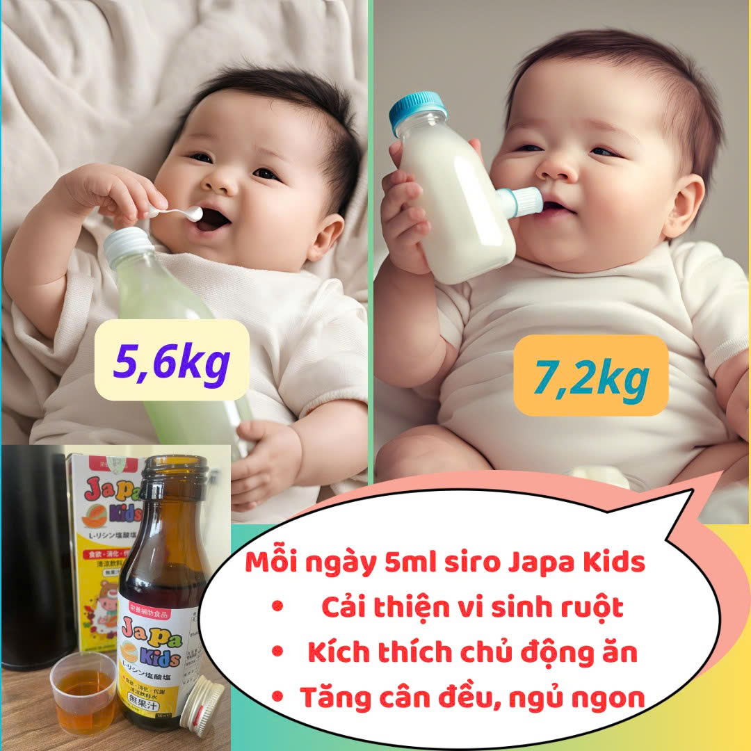 Mô tả Siro ăn ngon Japa Kids Chính Hãng Kích Thích Ăn Ngon Cho Bé Nhập Khẩu Nhật Bản - 3