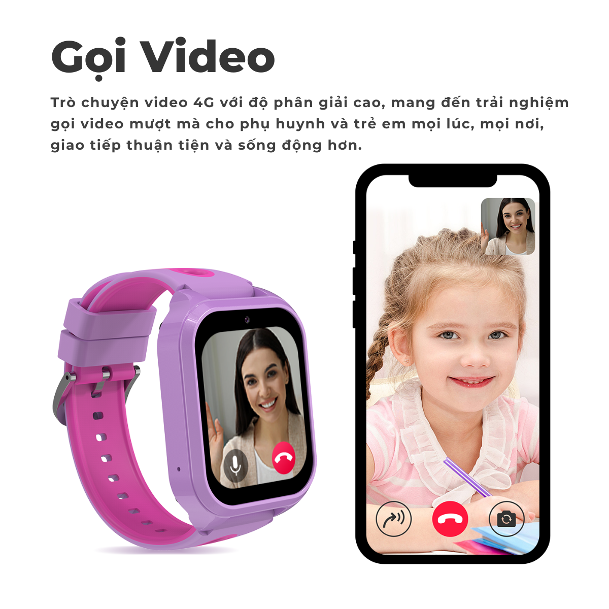 Mô tả Đồng hồ thông minh trẻ em Manigo MT56 lắp sim nghe goi định vị video call bảo hành 12 tháng - 4