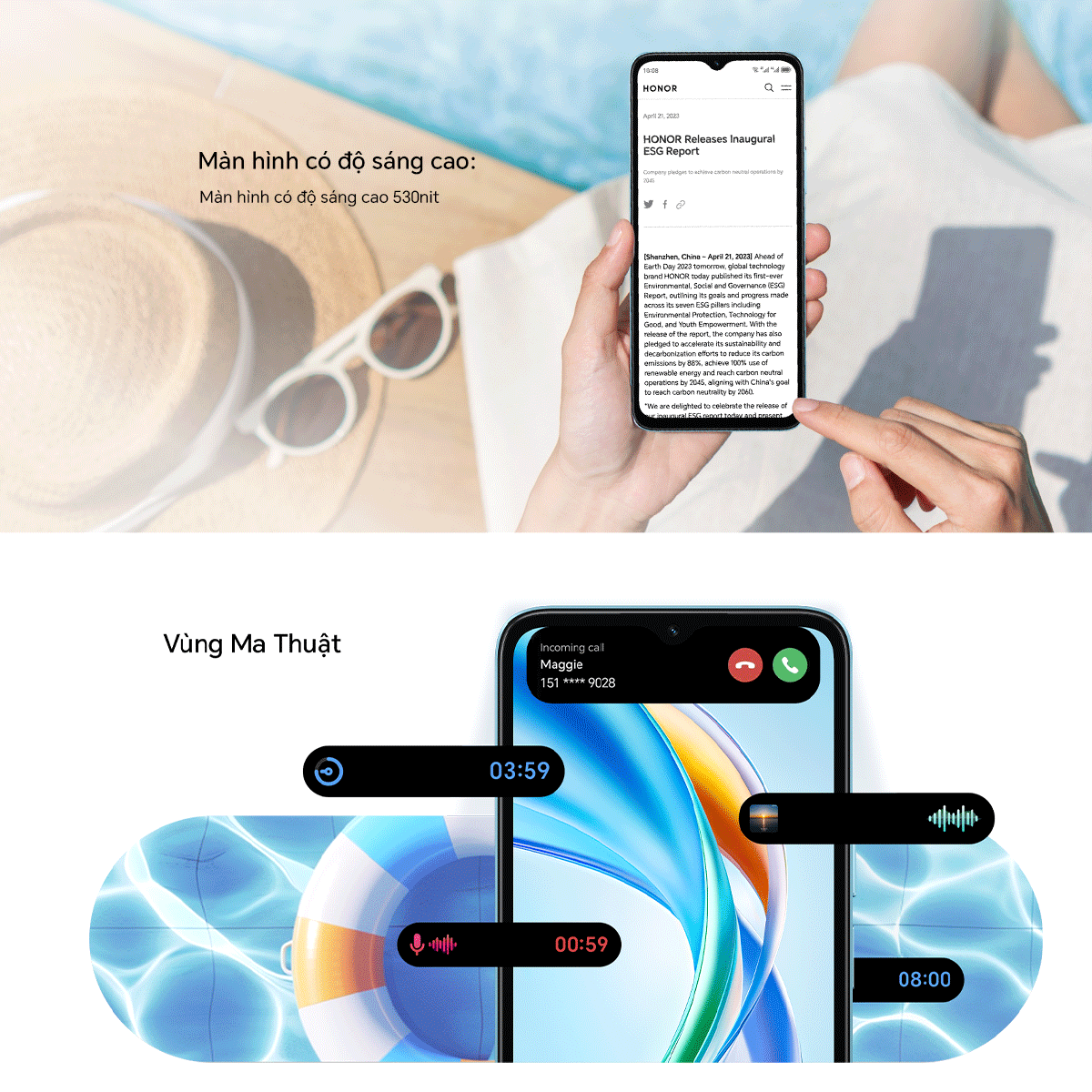 Mô tả Điện thoại HONOR X5b Plus (4+4)GB+128GB | Pin 5200mAh 90Hz | Màn hình 6.56" | Bảo Hành 13 Tháng - 4