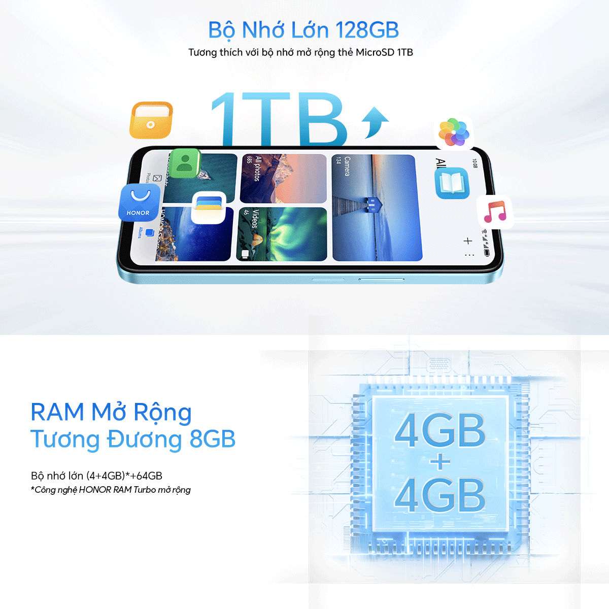Mô tả Điện thoại HONOR X5b Plus (4+4)GB+128GB | Pin 5200mAh 90Hz | Màn hình 6.56" | Bảo Hành 13 Tháng - 2
