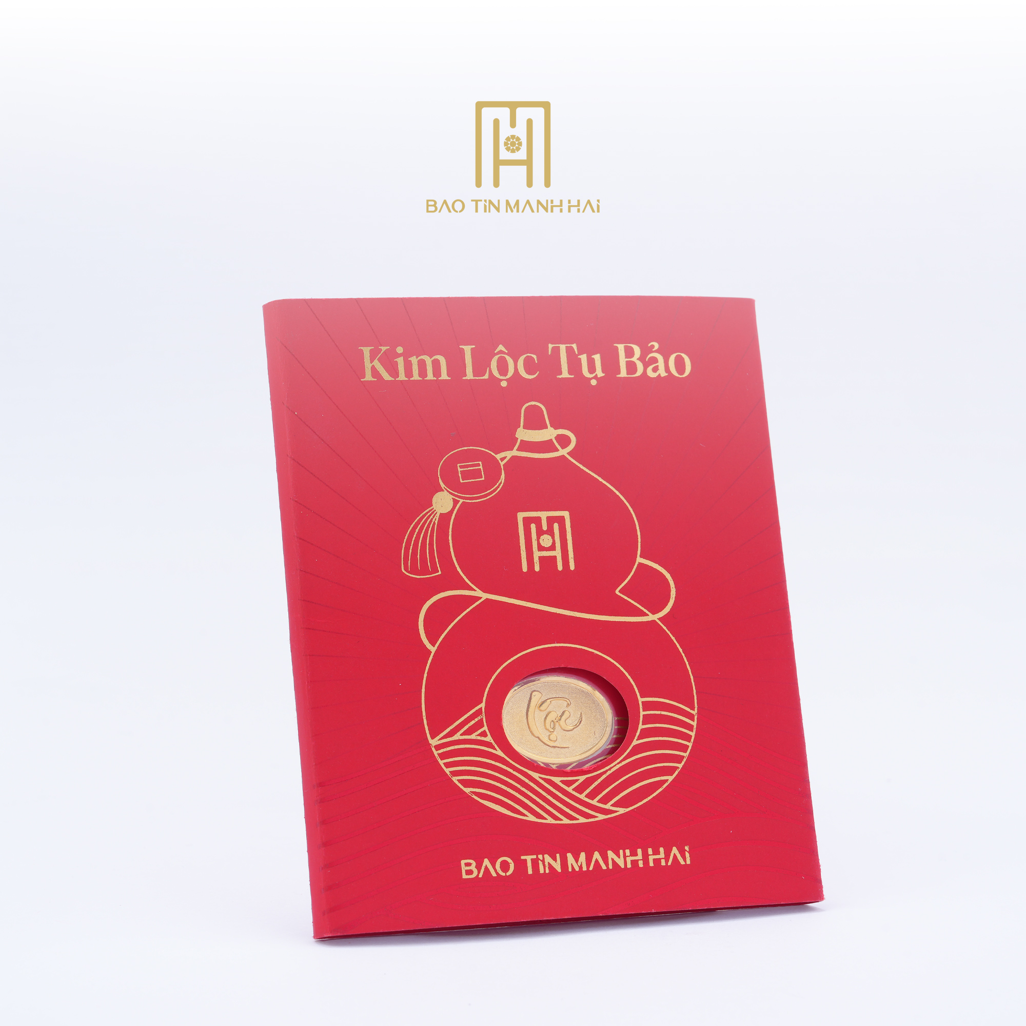Mô tả Thẻ vàng 24K Kim Lộc Tụ Bảo - Hồ Lô Tụ Lộc vượng khí sinh phú quý Bảo Tín Mạnh Hải - 1