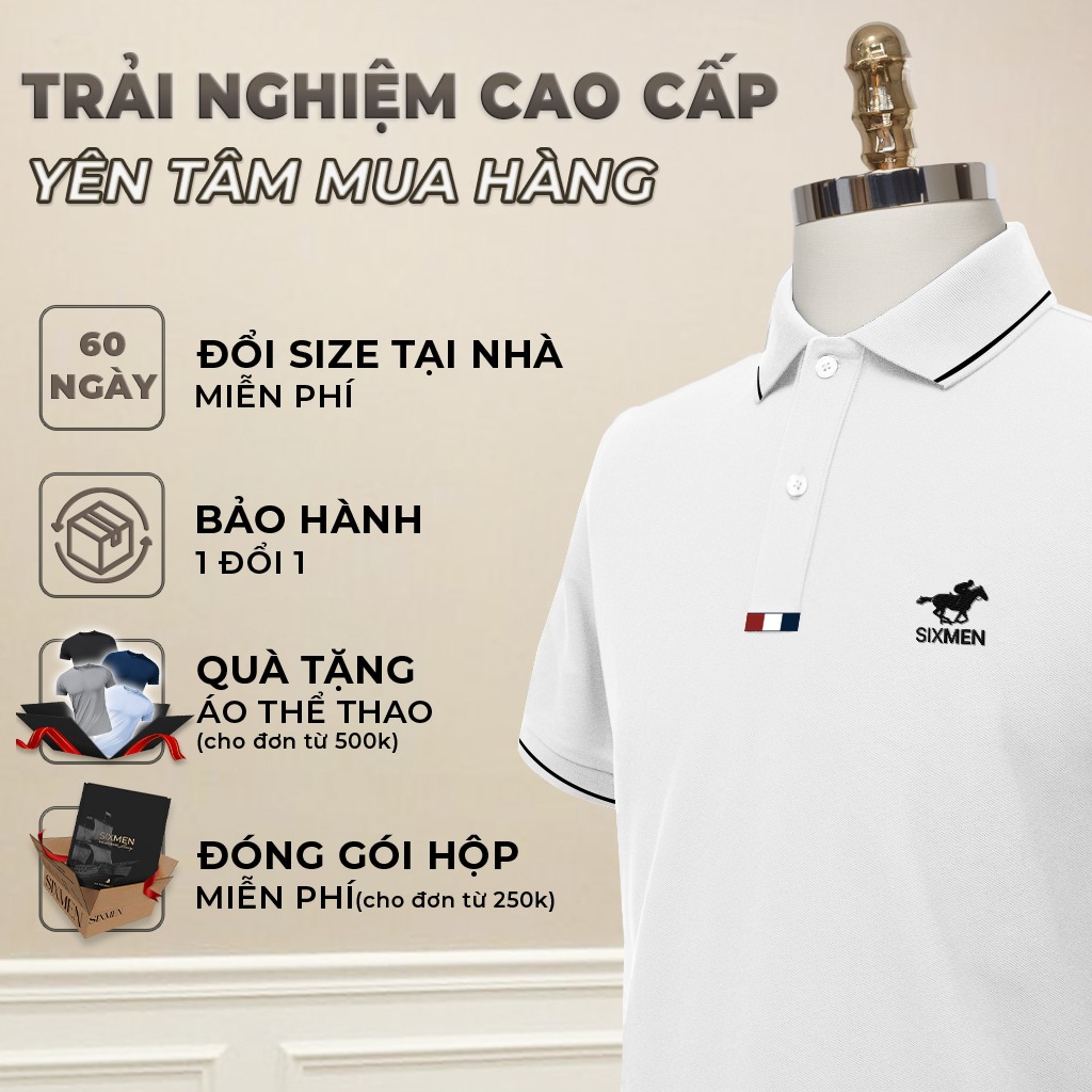 Thiết kế áo polo nam SIXMEN