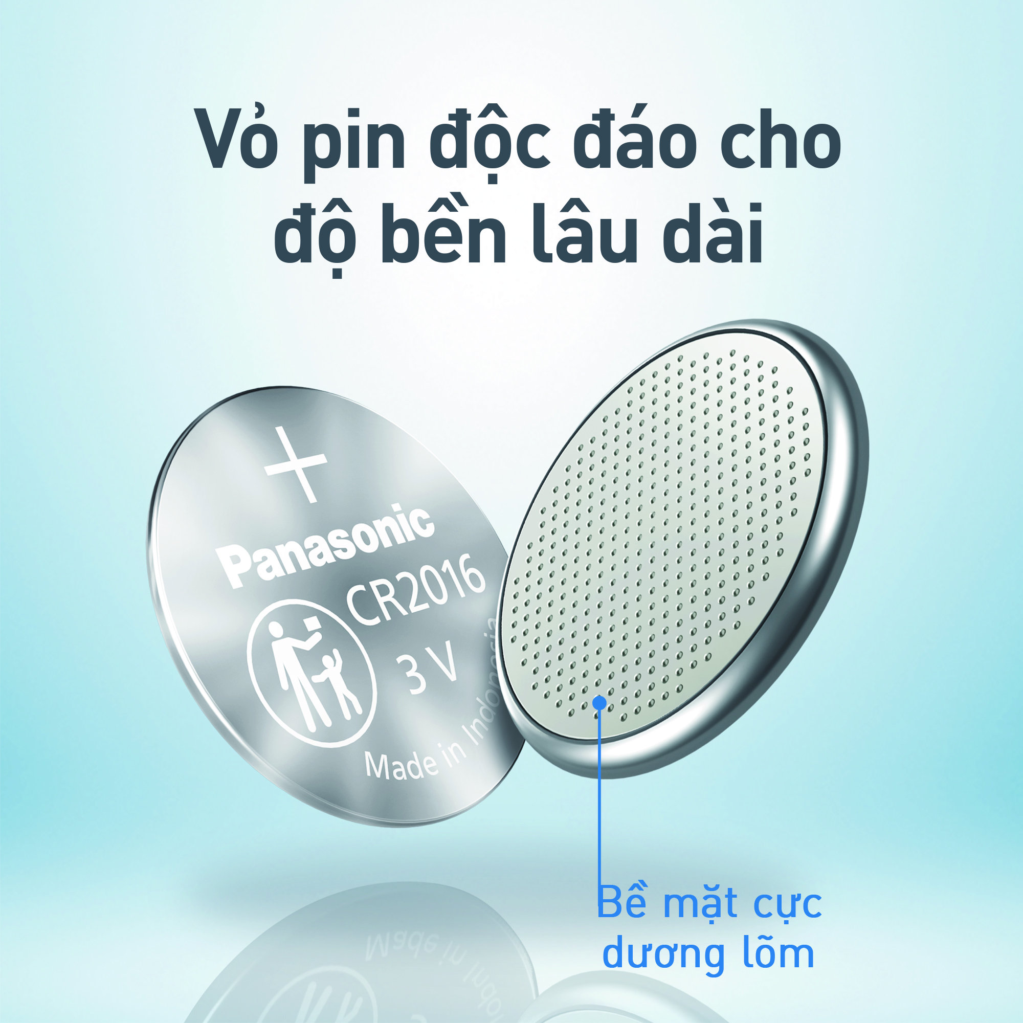 Mô tả Pin nút Panasonic CR-2016/5BE (Vỉ 5 viên) - Hàng chính hãng - 3