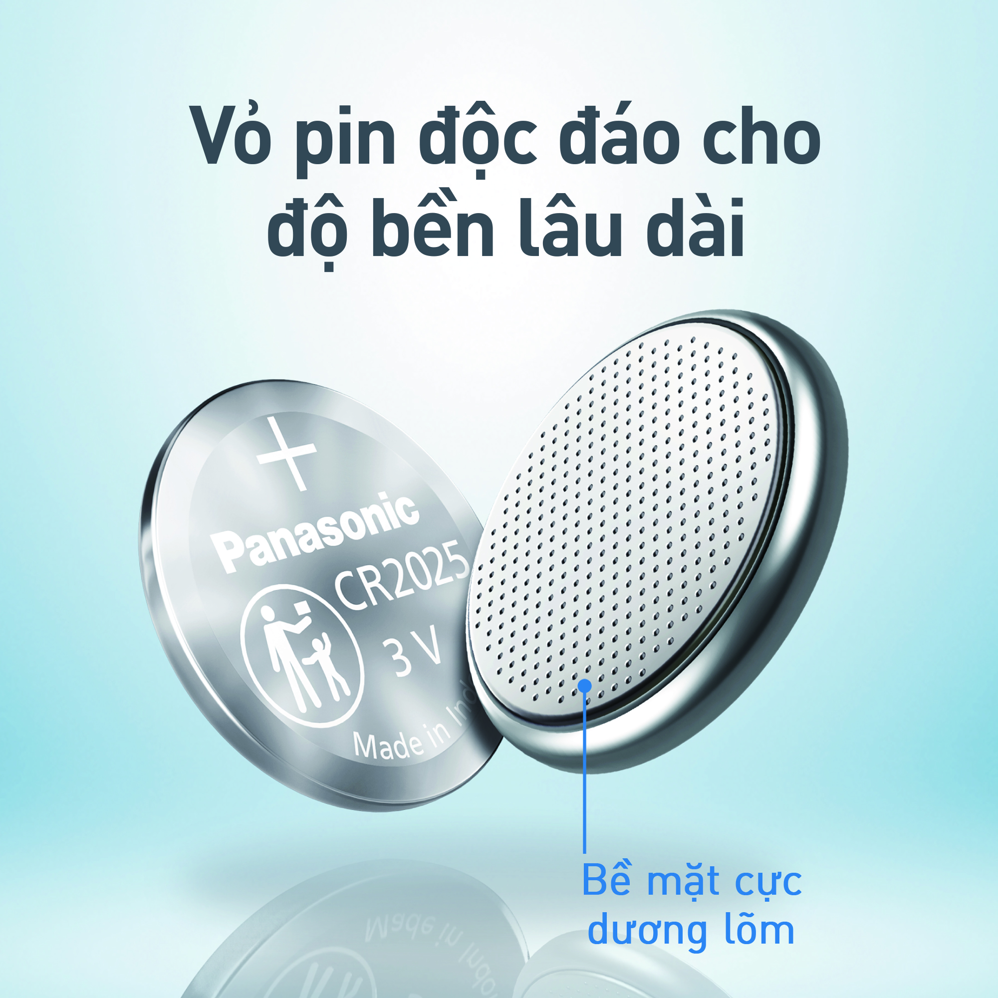 Mô tả Pin nút Panasonic CR-2025/5BE (Vỉ 5 viên) - Hàng chính hãng - 3