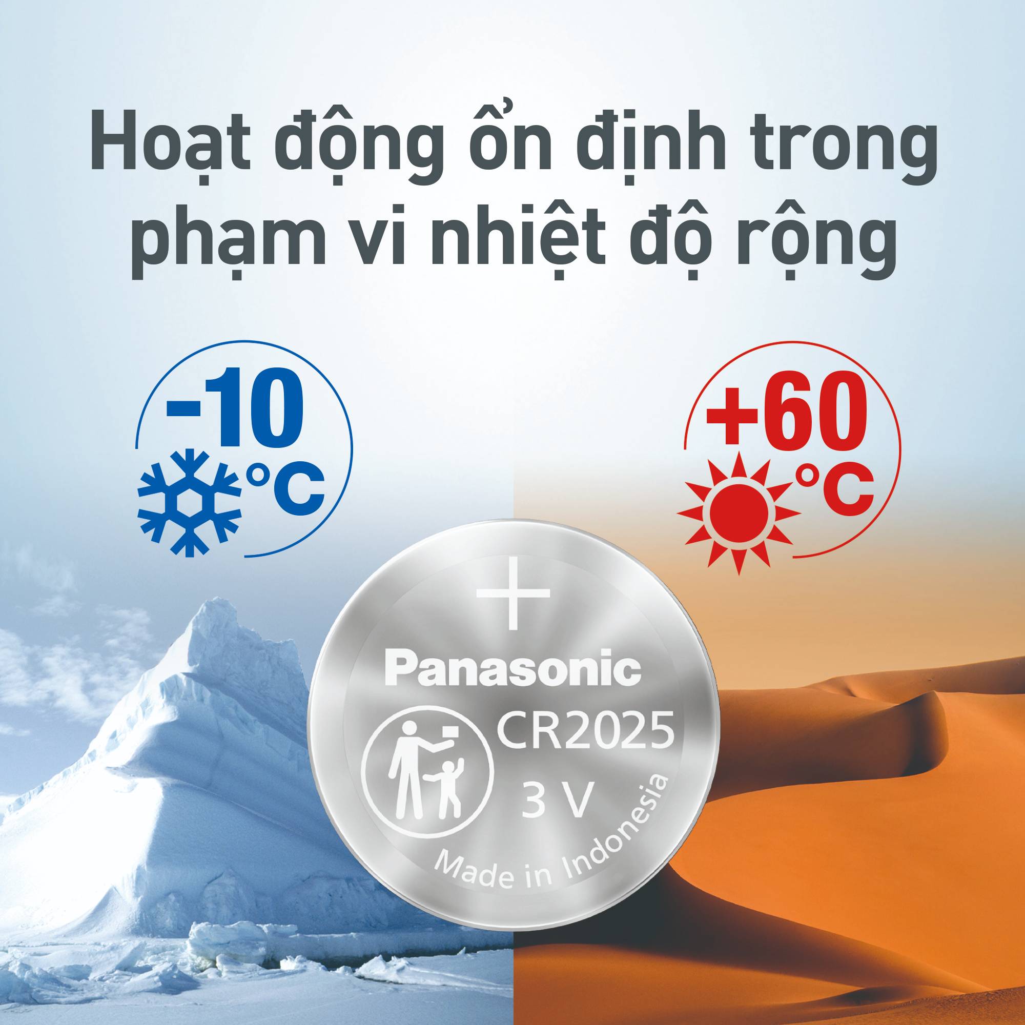 Mô tả Pin nút Panasonic CR-2025/5BE (Vỉ 5 viên) - Hàng chính hãng - 6