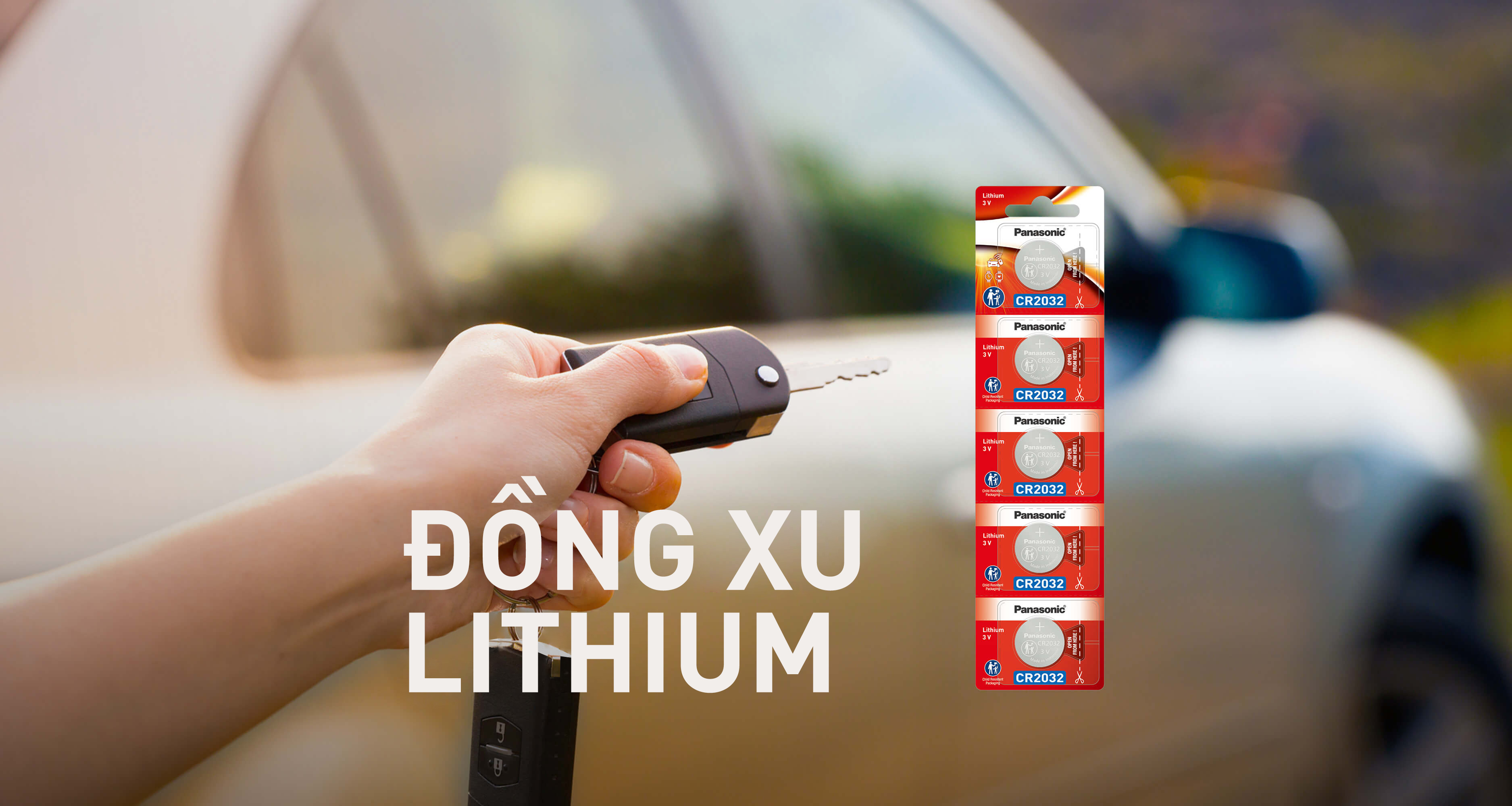 Pin nút Panasonic CR-2032 đáng tin cậy