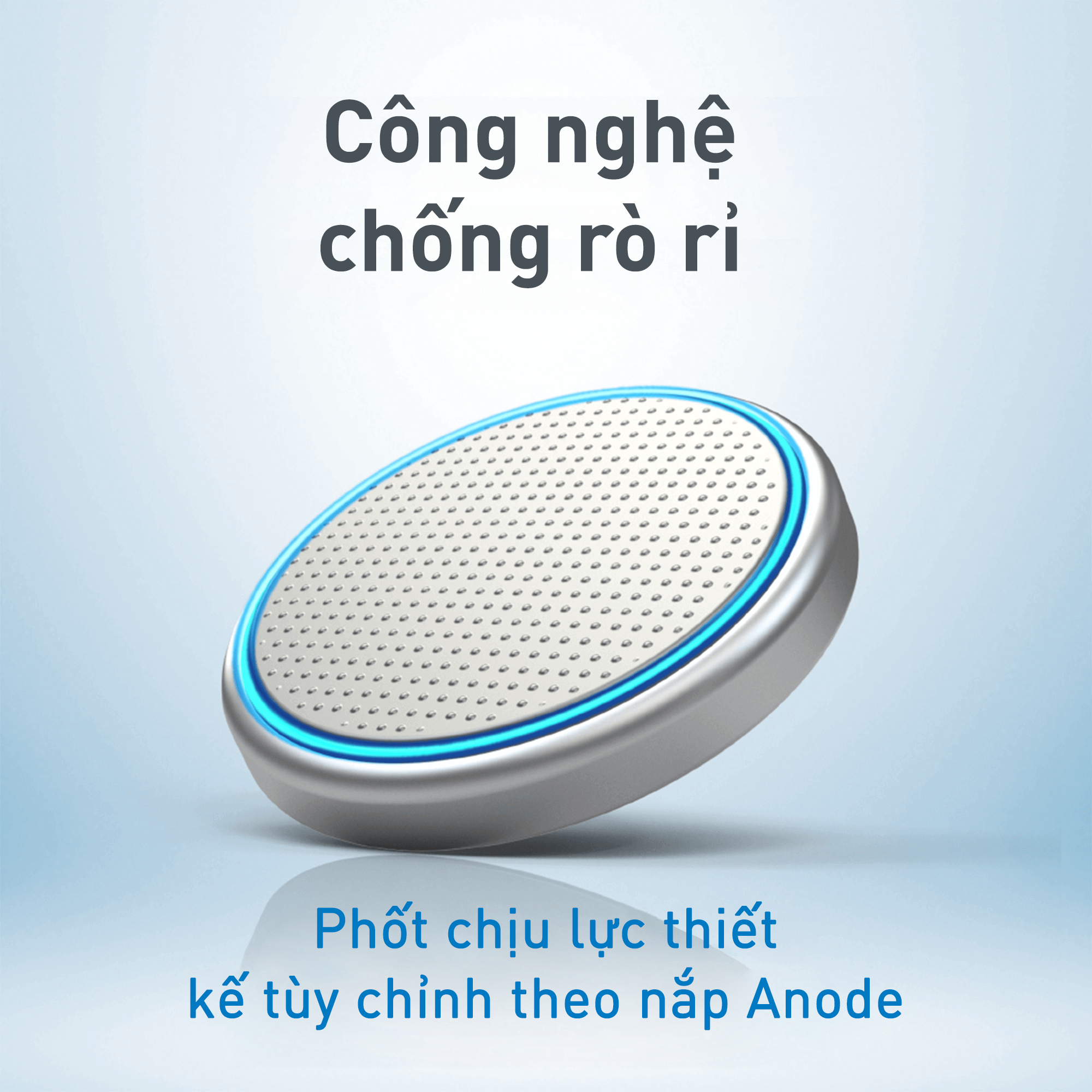 Cấu trúc chống rò rỉ pin CR2032 Panasonic