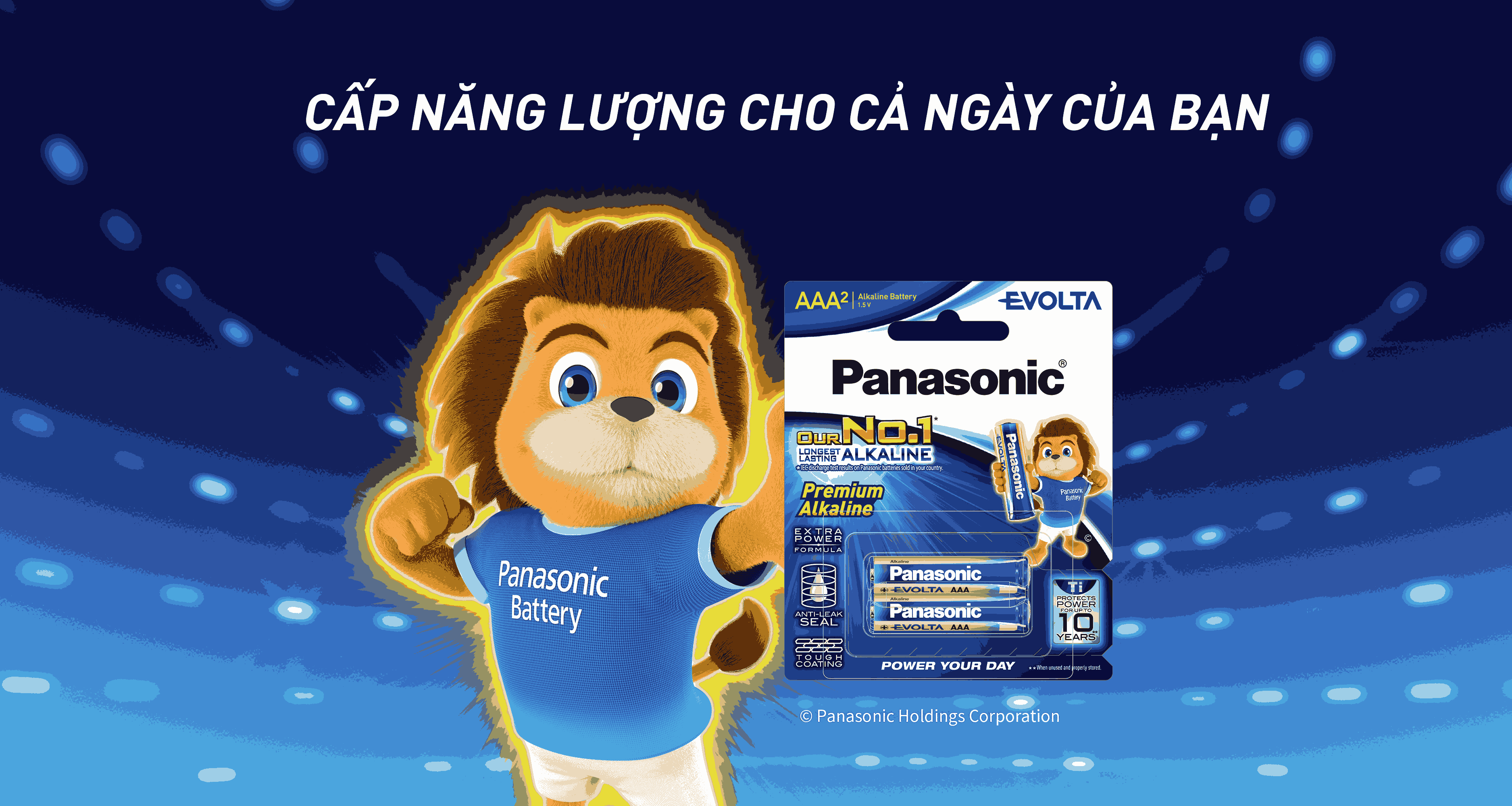 Mô tả Pin Panasonic Evolta AAA LR03EG/2B-V (Vỉ 2 viên) - Hàng Chính Hãng - 1