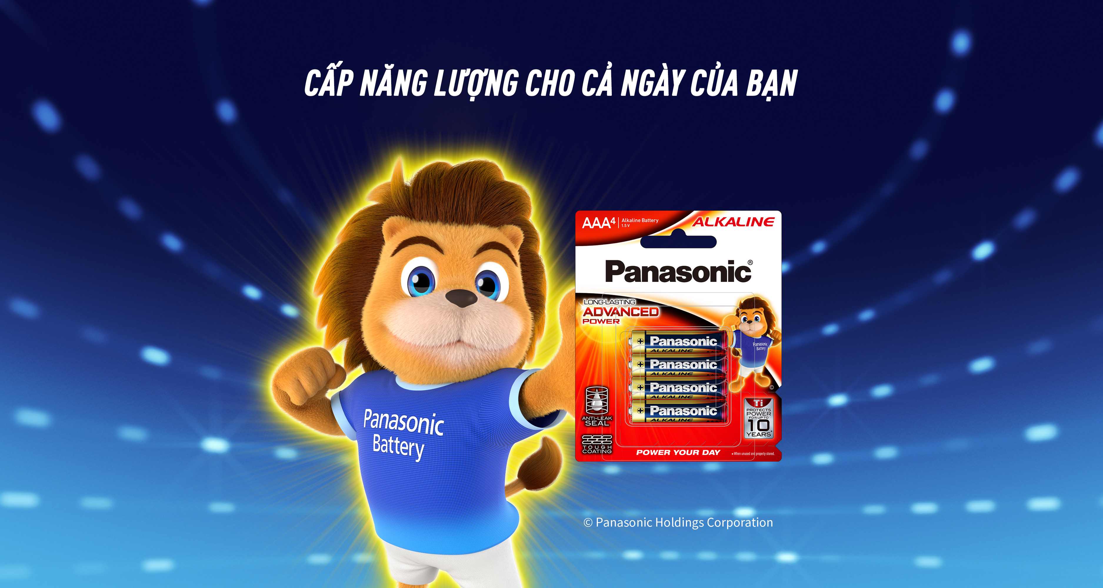 Pin Panasonic Alkaline AAA - Hiệu suất cao