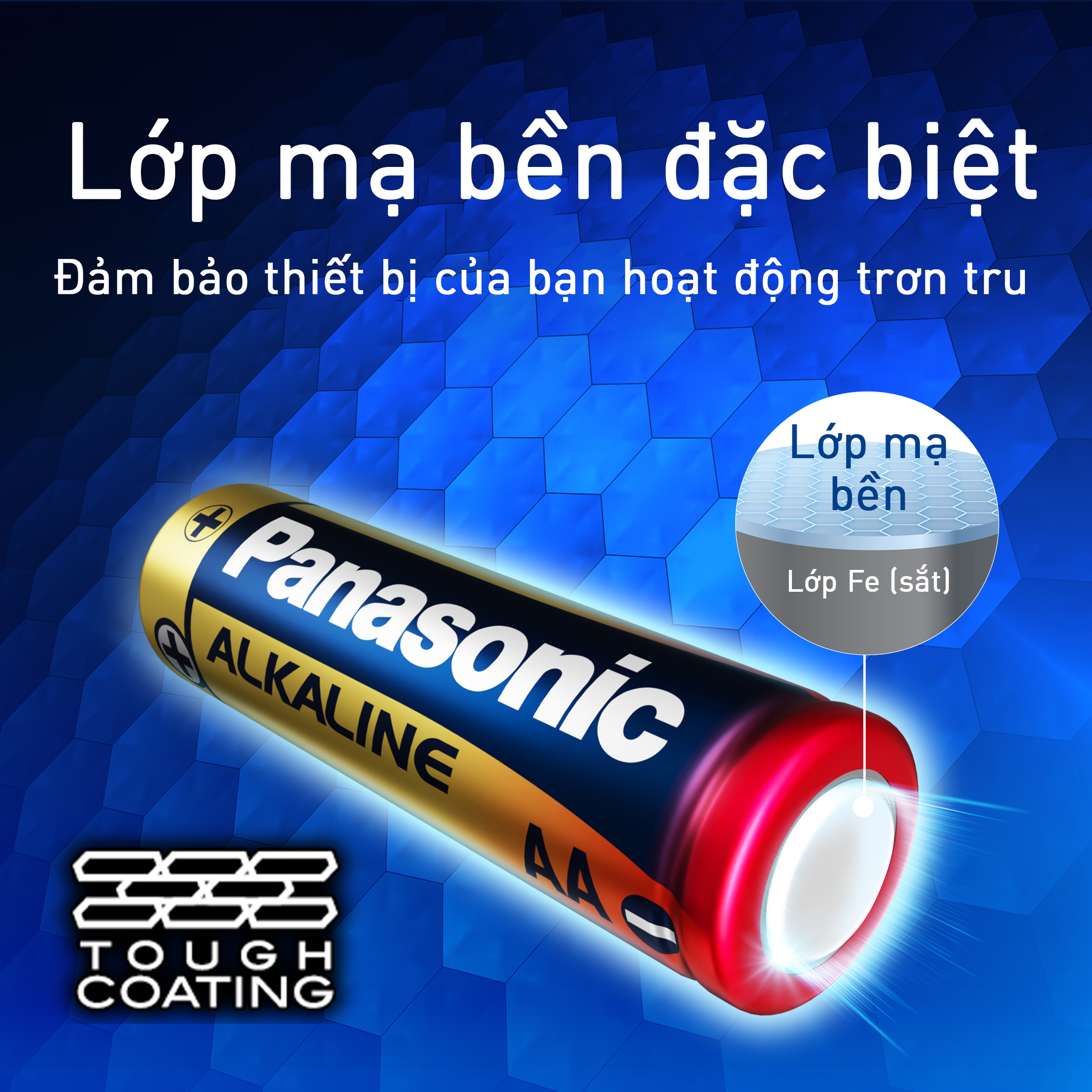 Pin Panasonic Alkaline AAA - Phù hợp thiết bị công suất cao
