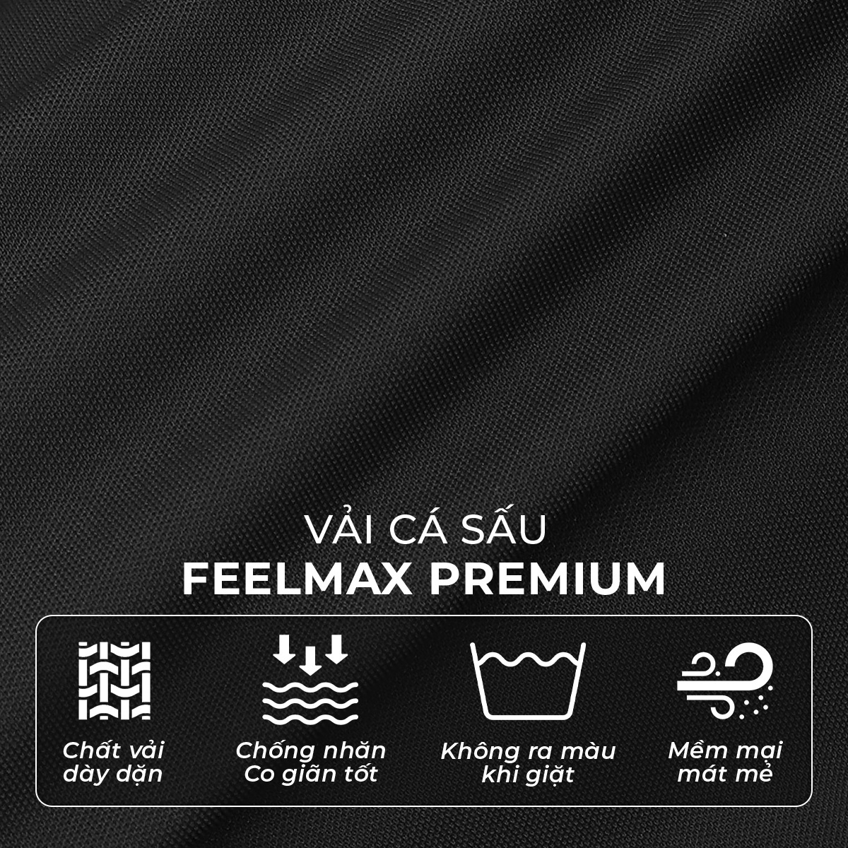 Mô tả Áo polo nam cao cấp SIXMEN - BASIC TRƠN [Tặng Kèm Hộp Quà Xịn] vải cá sấu FeelMax thoáng mát - 6