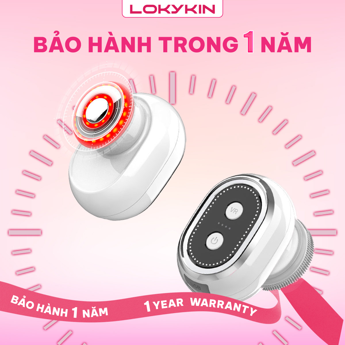 Mô tả Máy rửa mặt, di tinh chất 5in1 Lescolton Lokykin kiêm nâng cơ EMS, trẻ hóa da ánh sáng Photon, tẩy trang, massage mặt - 4