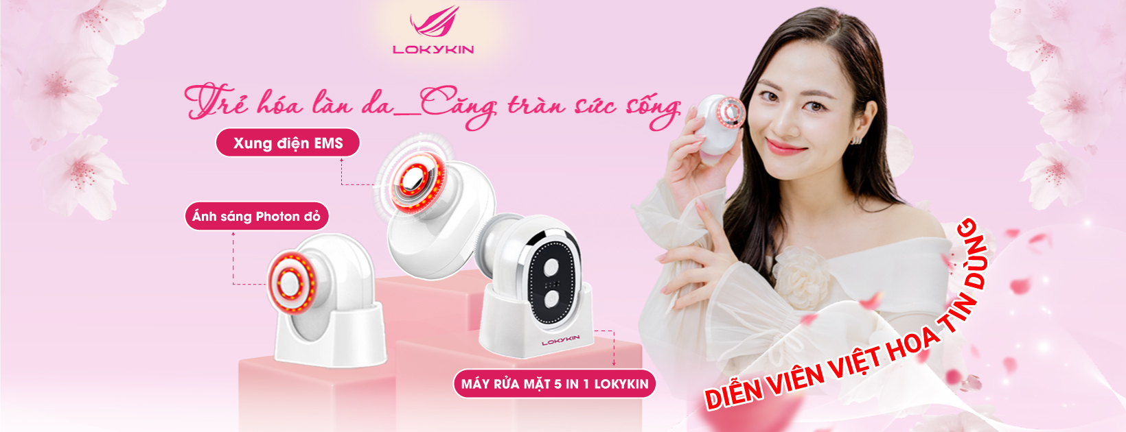 Mô tả Chuột Rửa Mặt 5 trong 1 Lescolton Lokykin - kèm chức năng EMS, Tẩy Trang, Massage, Nâng Cơ, Rửa Mặt - Bảo Hành 365 Ngày - 8