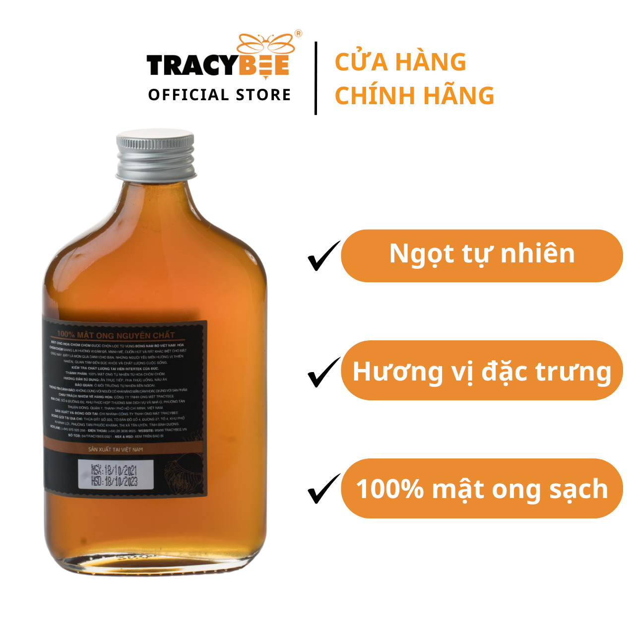 Mô tả Mật ong chôm chôm Tracybee 350gr - 3