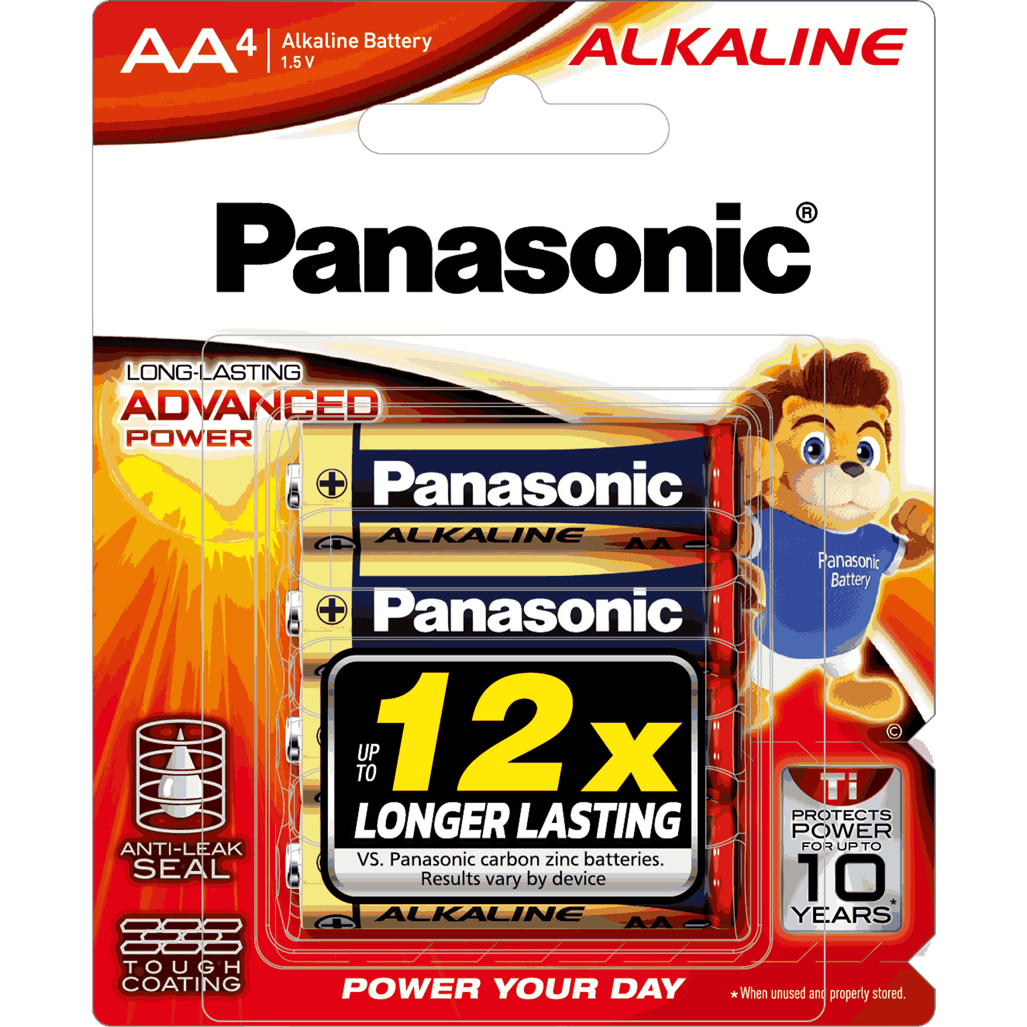 Thông số kỹ thuật pin Panasonic Alkaline AA