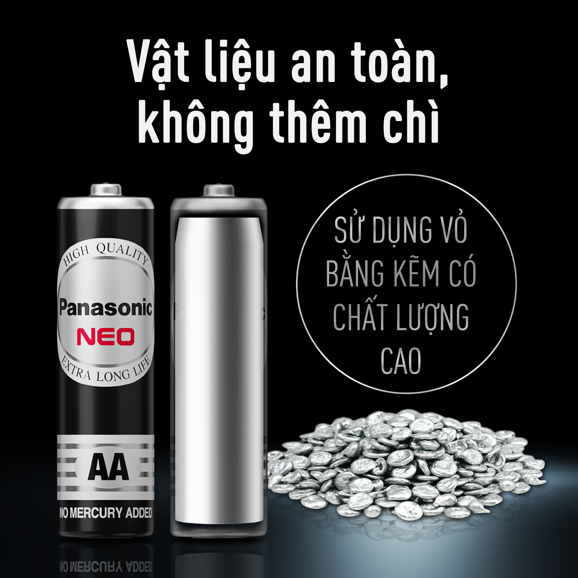 Mô tả Hộp 40 viên Pin than Panasonic AA R6NT/4SB-V (Đen) – Hàng Chính Hãng - 2
