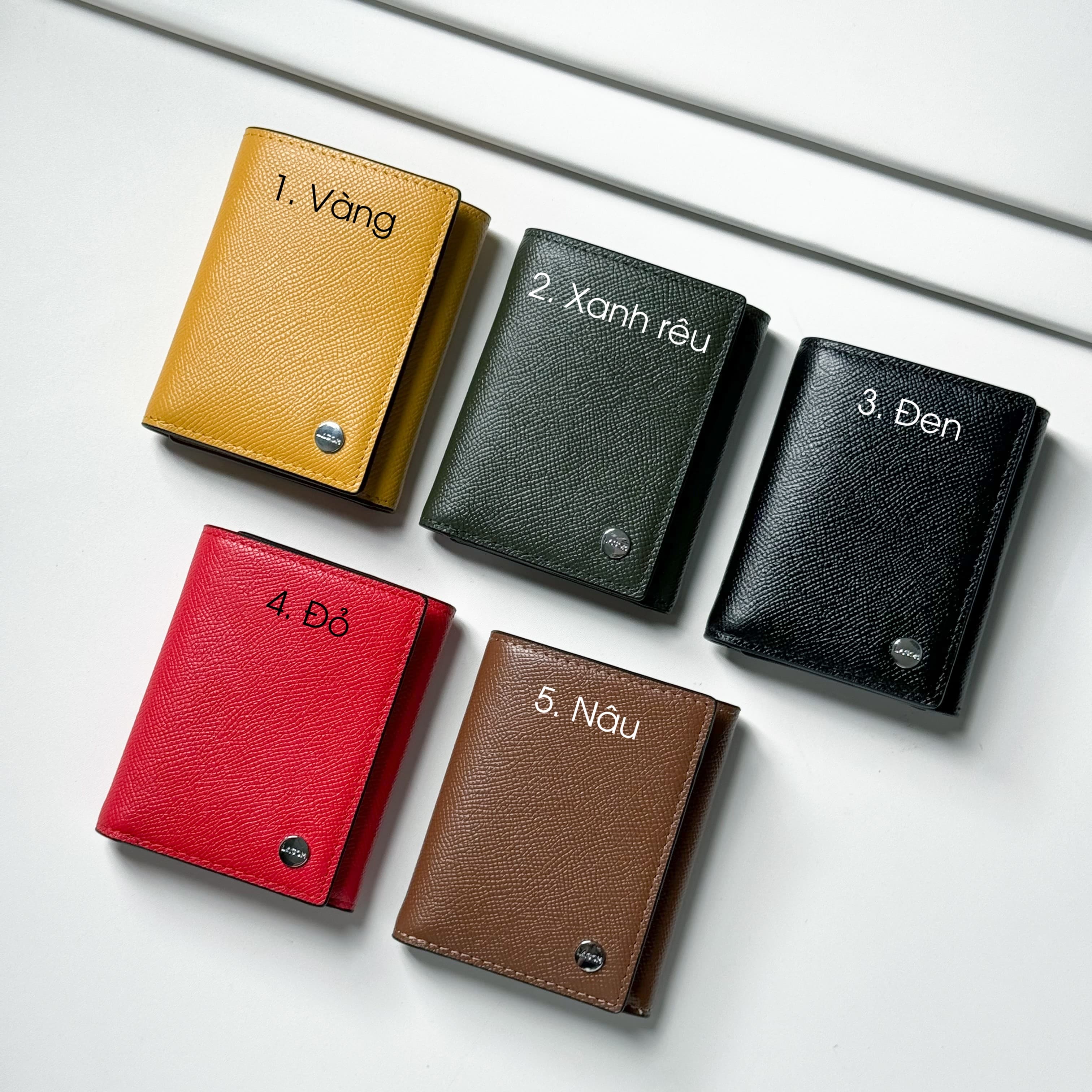 Mô tả Ví nam nữ Da thật LAGOM - Season Trifold Wallet - gập ba - 1
